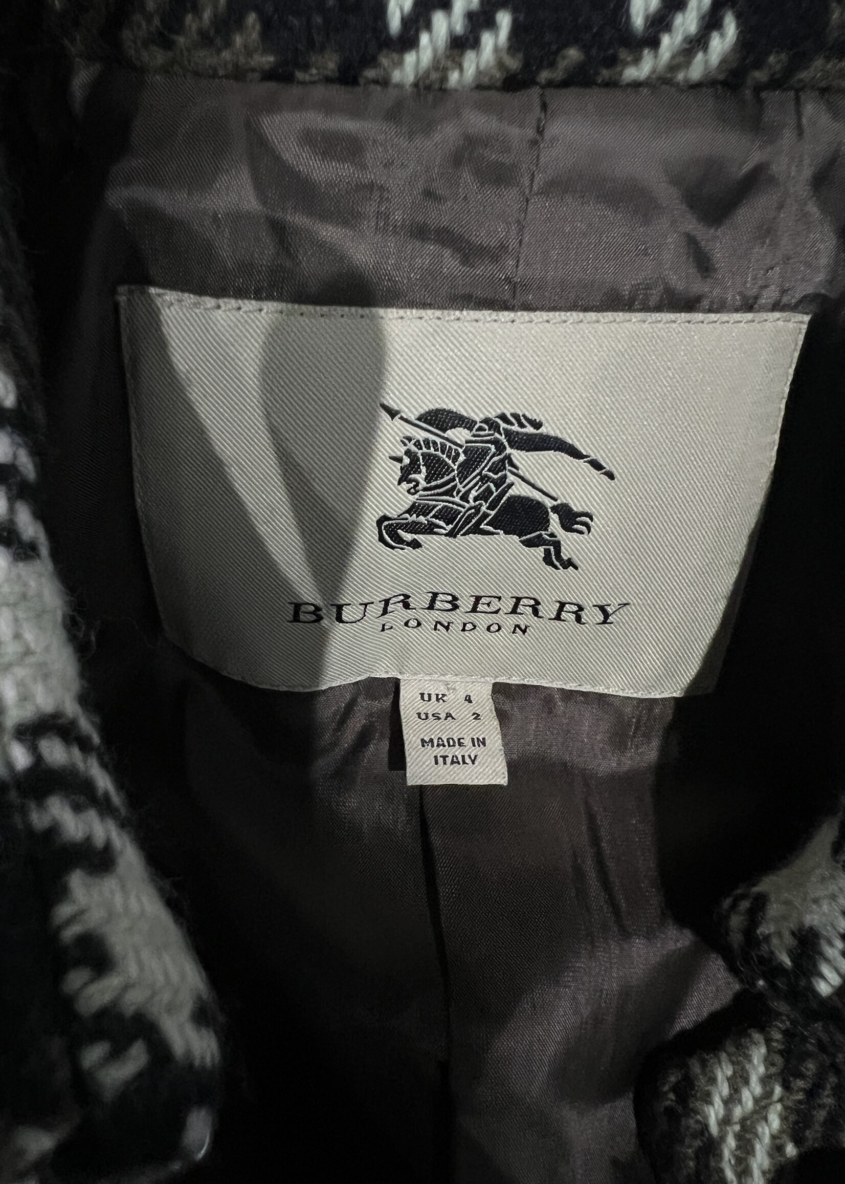 Burberry SOLD - Burberry Green Coat - US 2