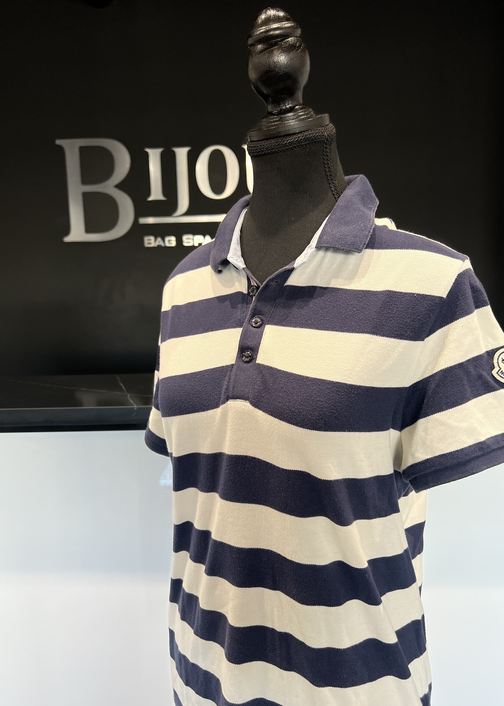 SOLD - Moncler Polo Striped