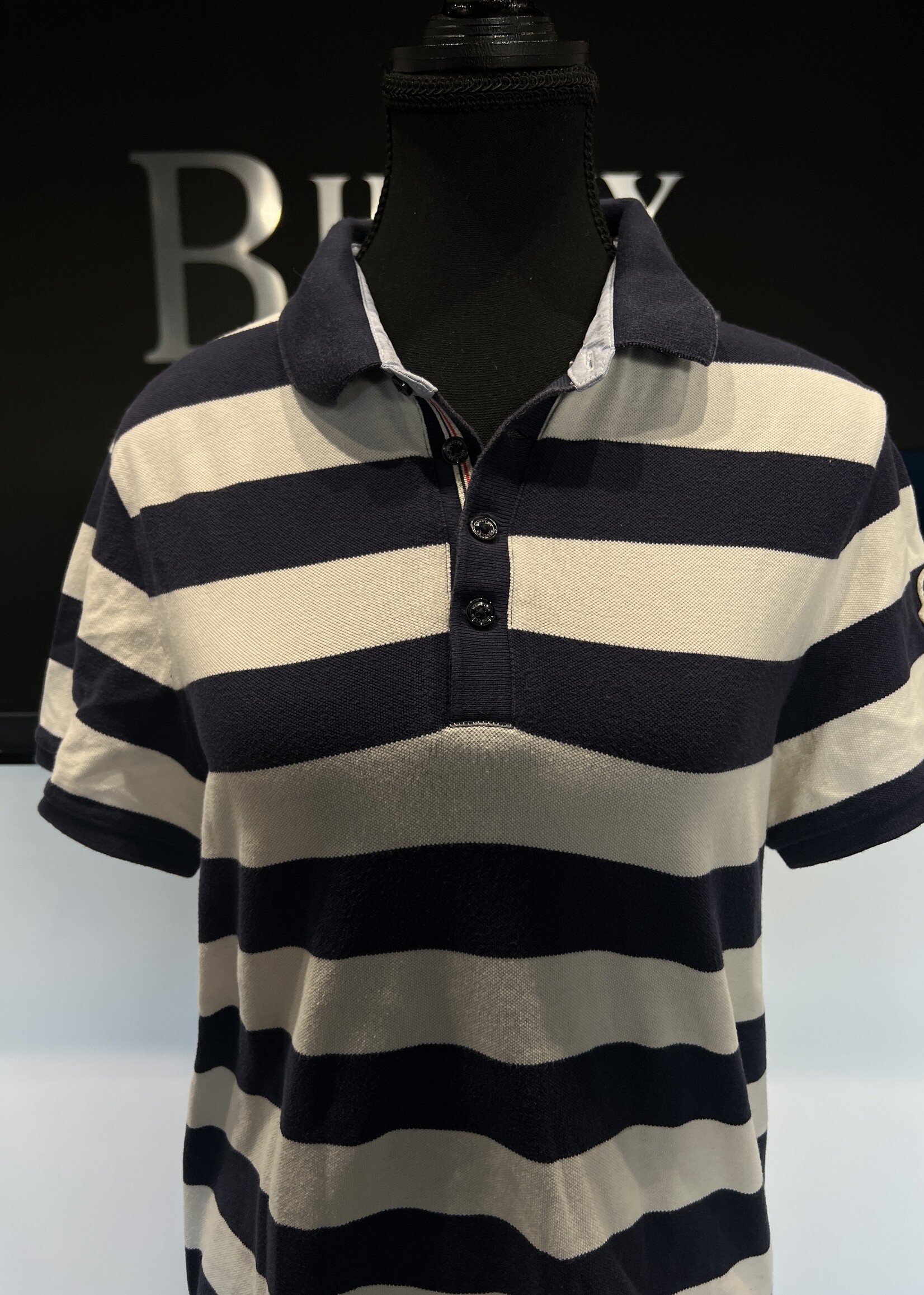 SOLD - Moncler Polo Striped