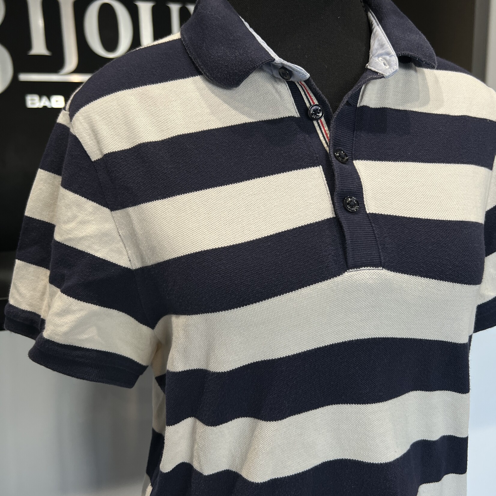 SOLD - Moncler Polo Striped