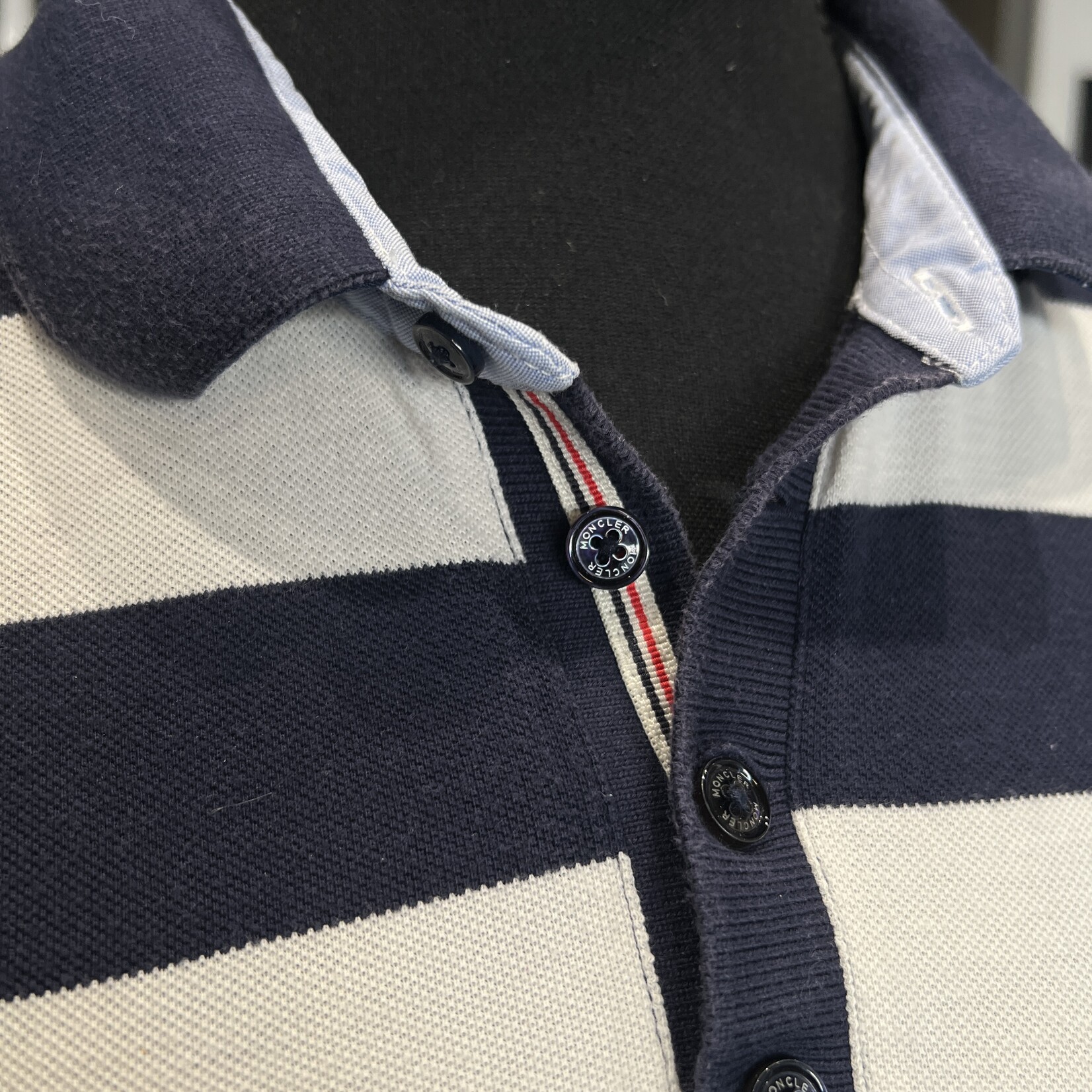 SOLD - Moncler Polo Striped