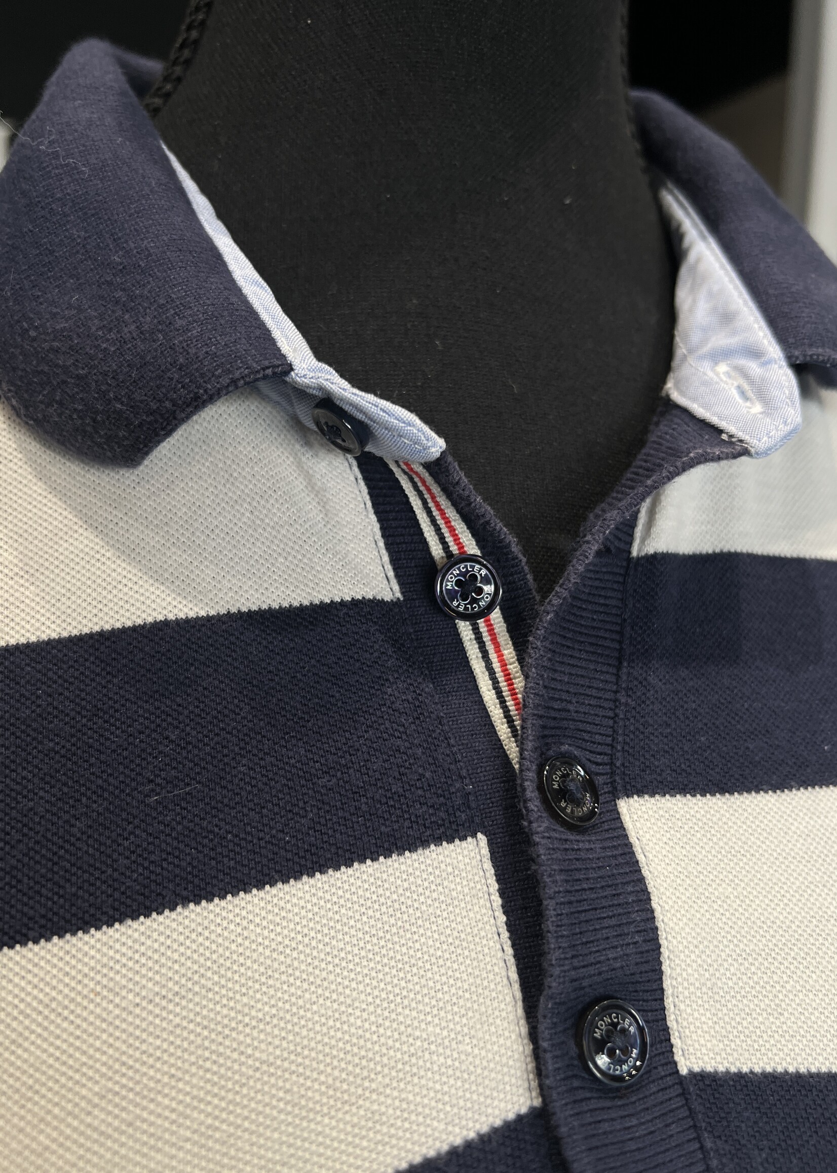 SOLD - Moncler Polo Striped