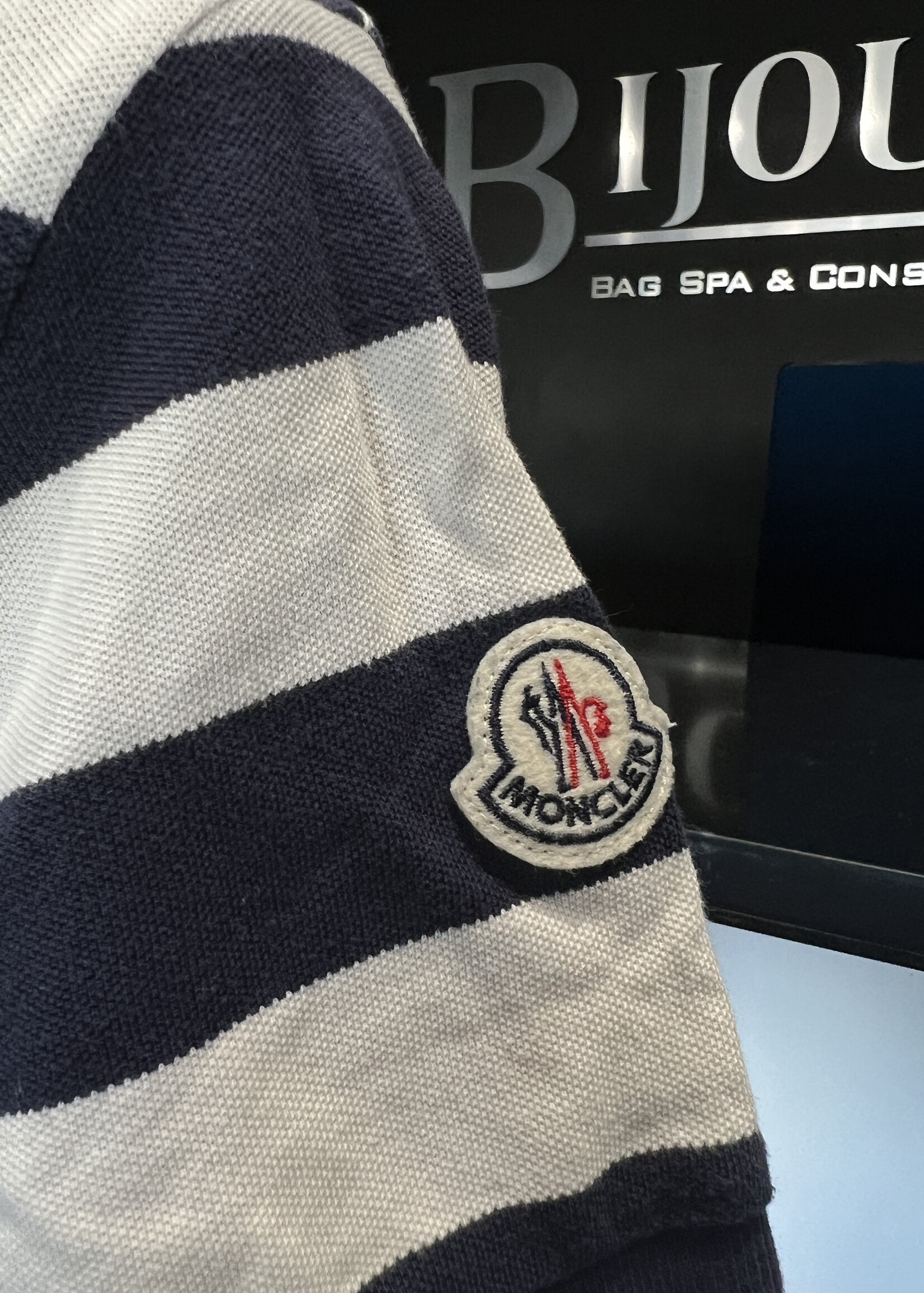 SOLD - Moncler Polo Striped
