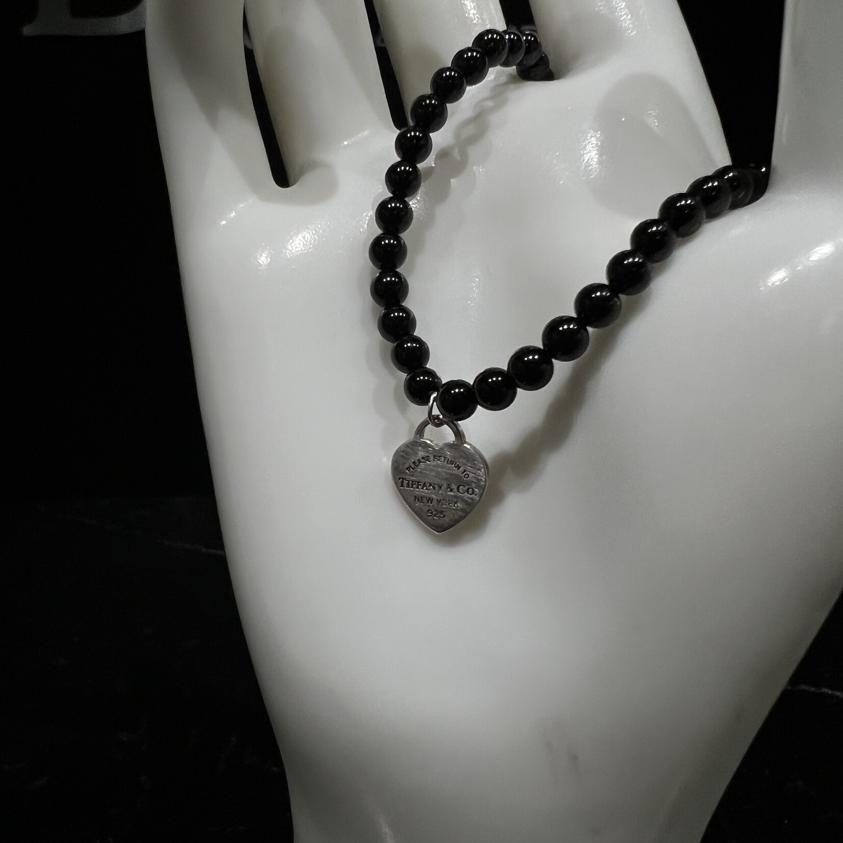 Tiffany & Co SOLD - Tiffany Black Bead Bracelet