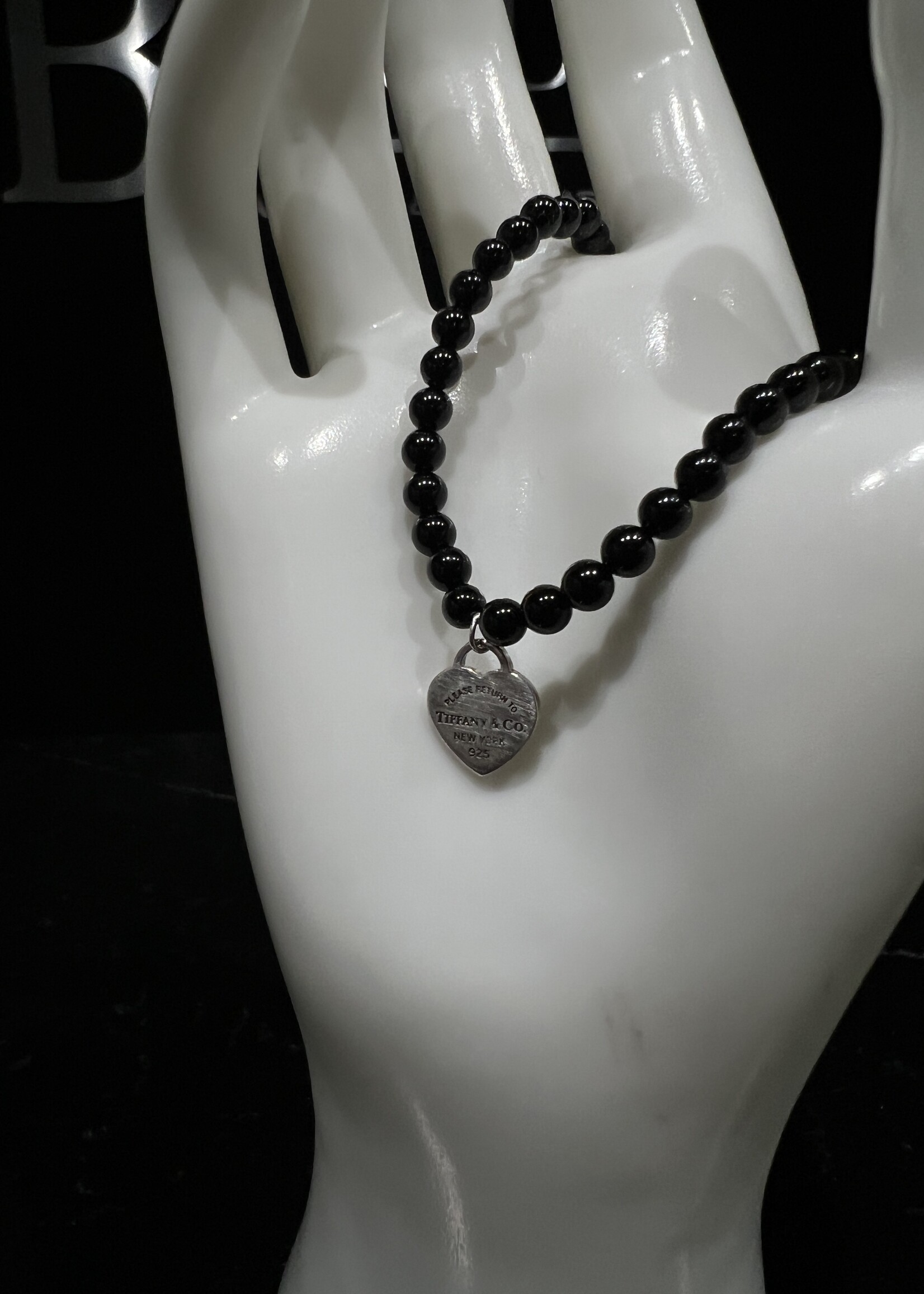 Tiffany & Co SOLD - Tiffany Black Bead Bracelet