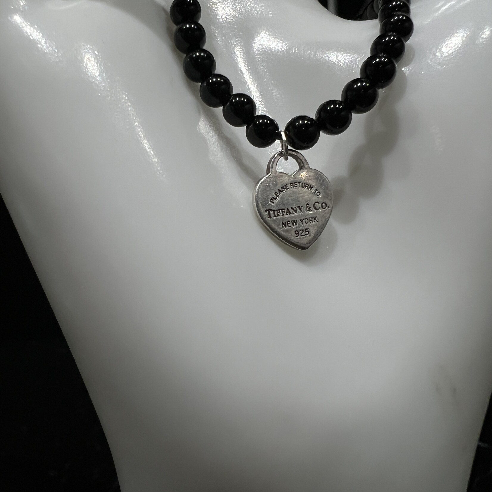 Tiffany & Co SOLD - Tiffany Black Bead Bracelet