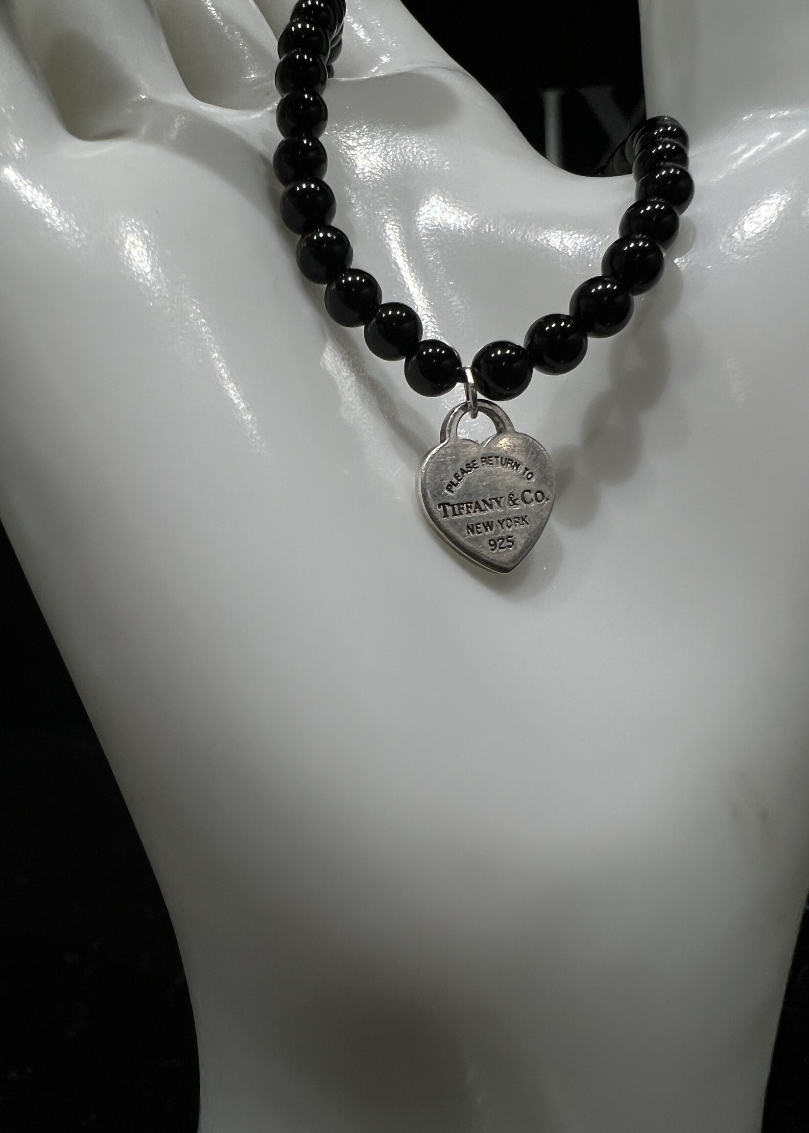 Tiffany & Co SOLD - Tiffany Black Bead Bracelet