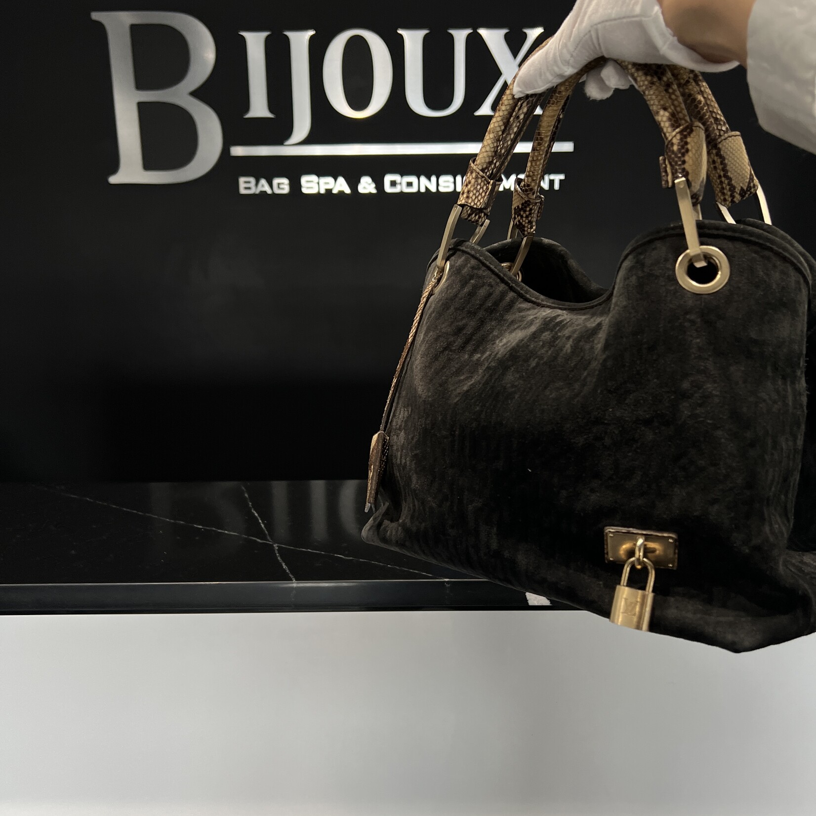 Louis Vuitton SOLD - Louis Vuitton Whisper PM Black