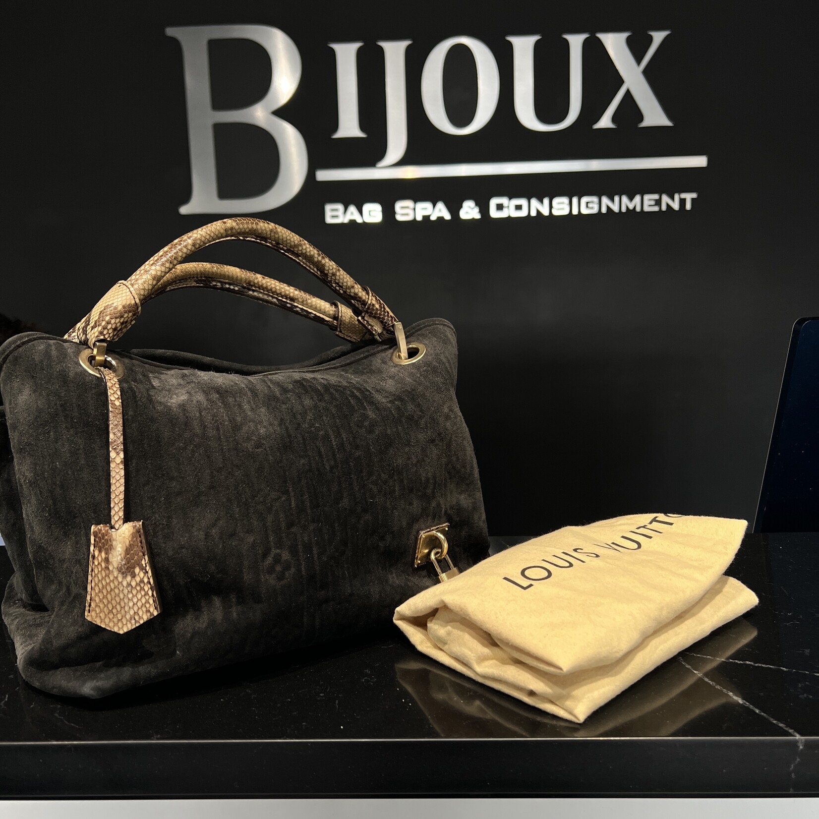 Louis Vuitton SOLD - Louis Vuitton Whisper PM Black