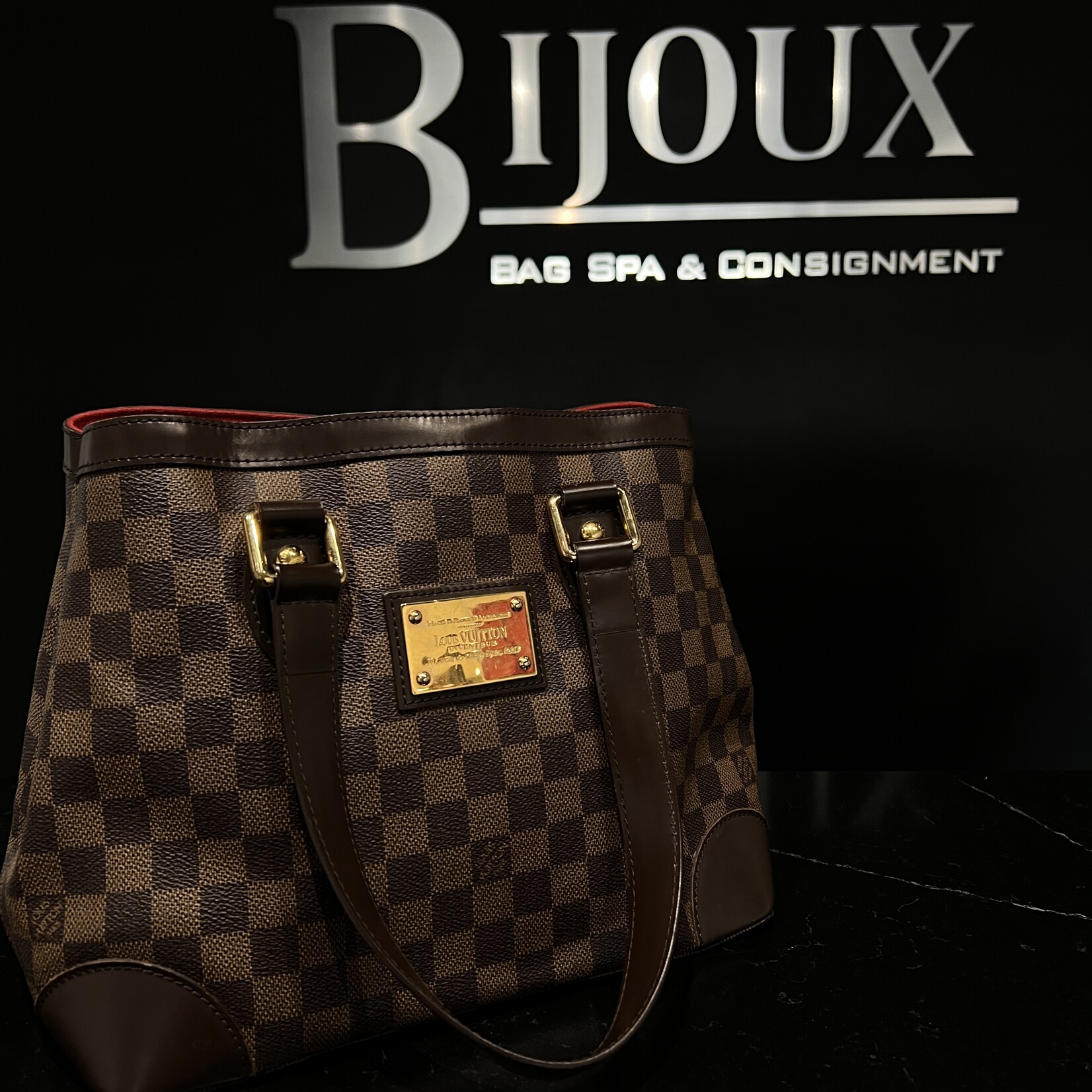Louis Vuitton SOLD - Louis Vuitton Hampstead PM Damier Ebene