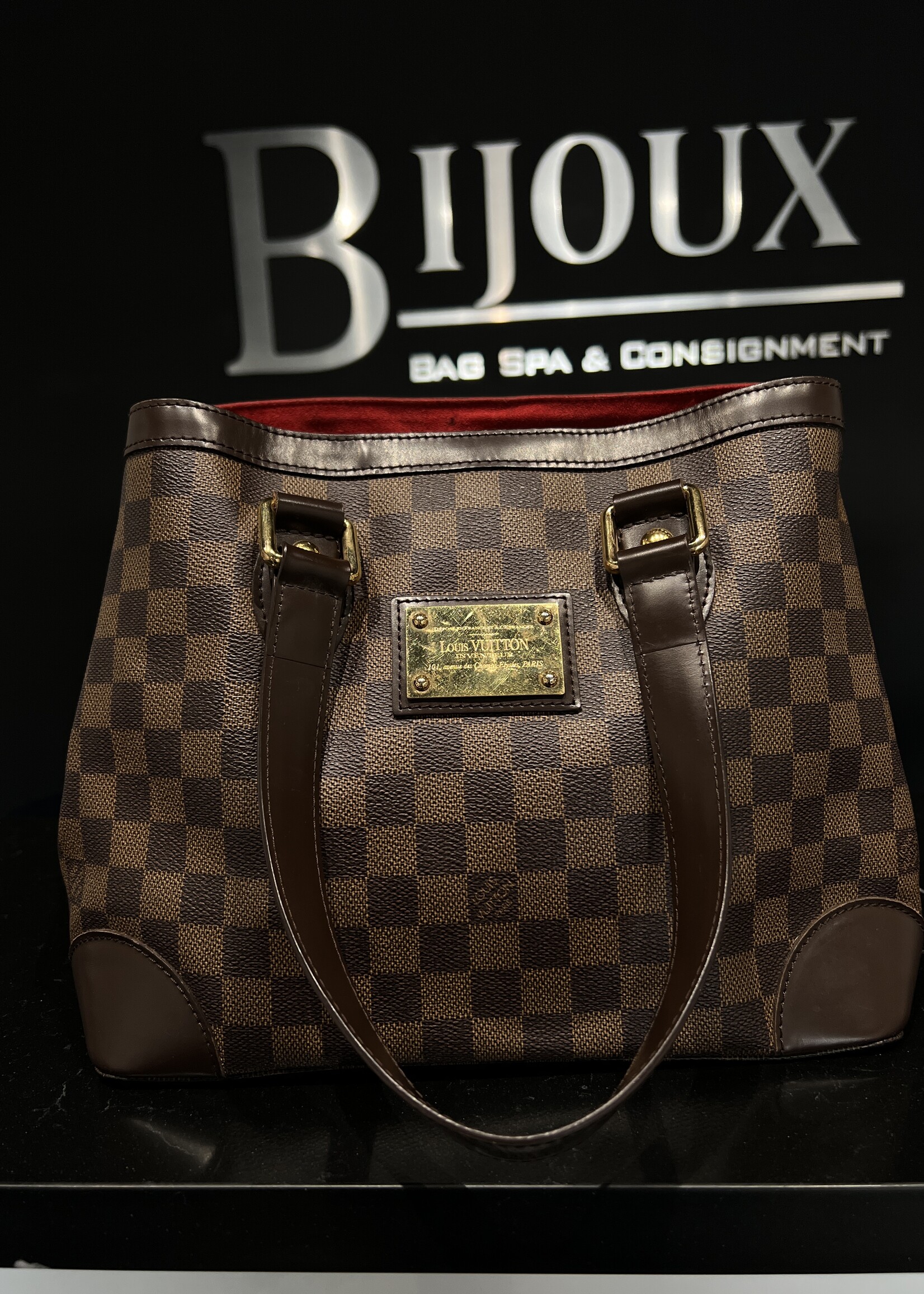 Louis Vuitton SOLD - Louis Vuitton Hampstead PM Damier Ebene