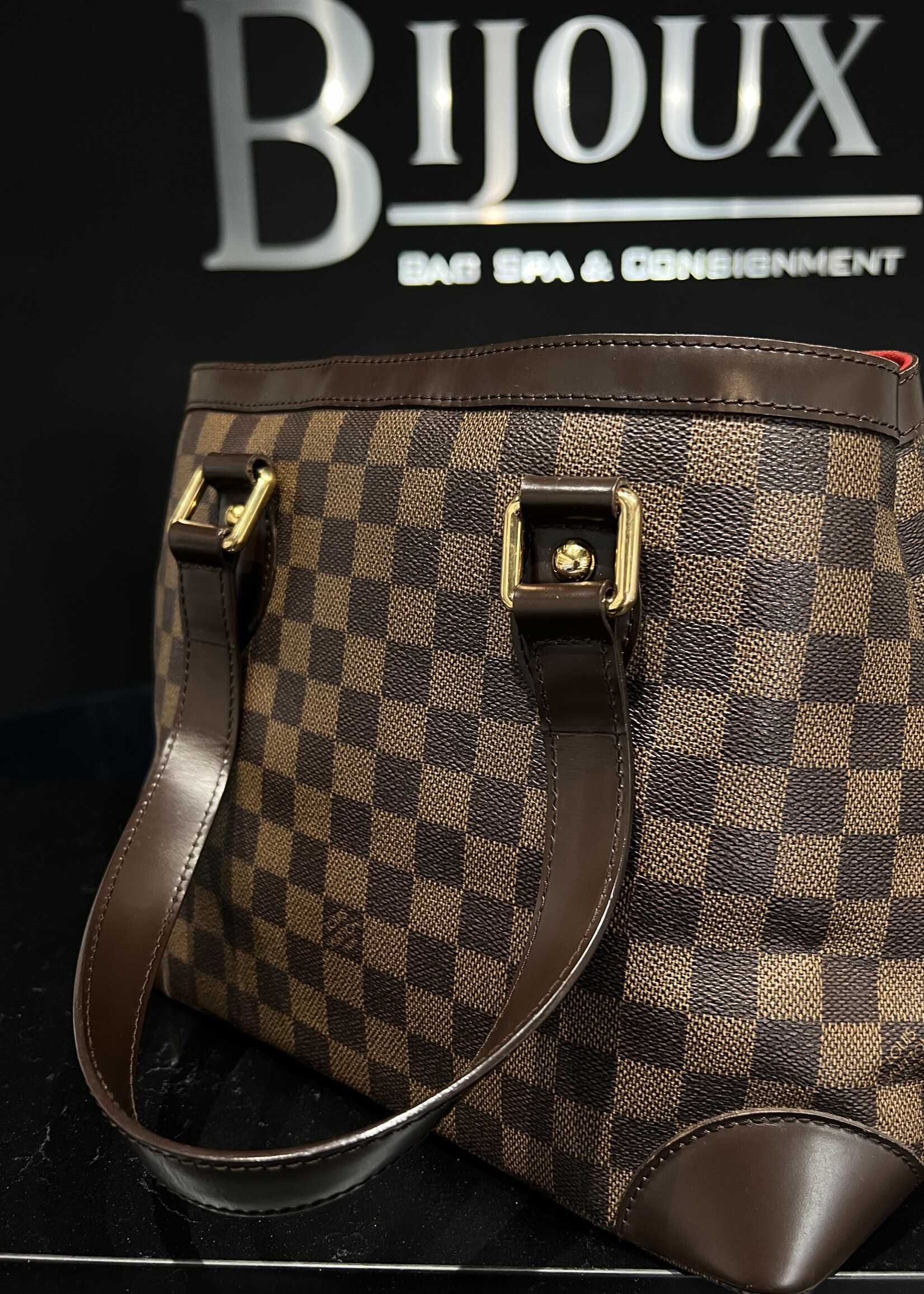 Louis Vuitton SOLD - Louis Vuitton Hampstead PM Damier Ebene