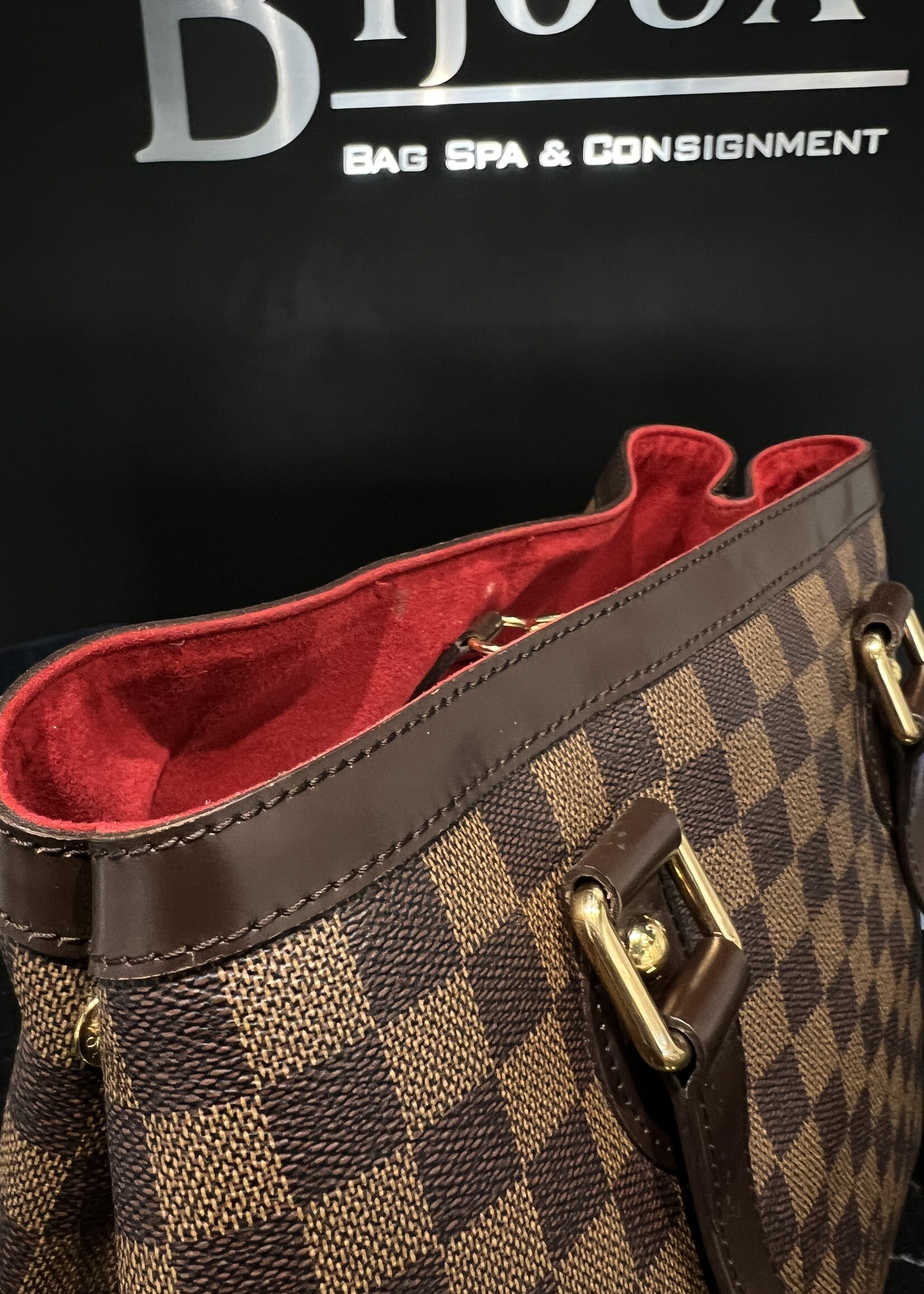 Louis Vuitton SOLD - Louis Vuitton Hampstead PM Damier Ebene