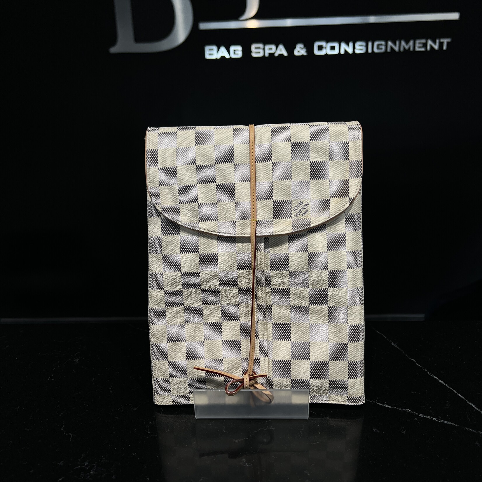 Louis Vuitton SOLD- Louis Vuitton Damier Azur Jewelry Pouch