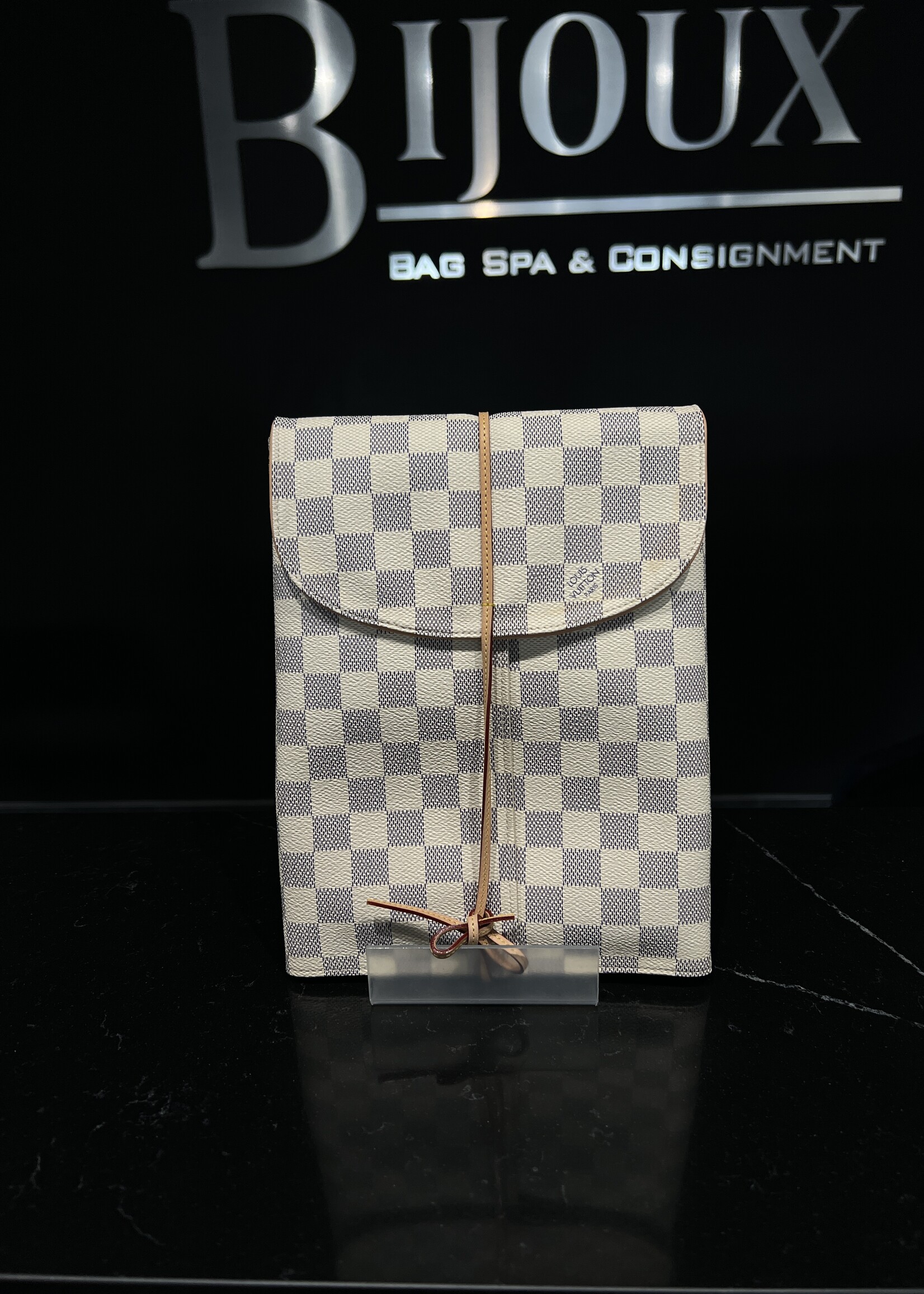 Louis Vuitton SOLD- Louis Vuitton Damier Azur Jewelry Pouch