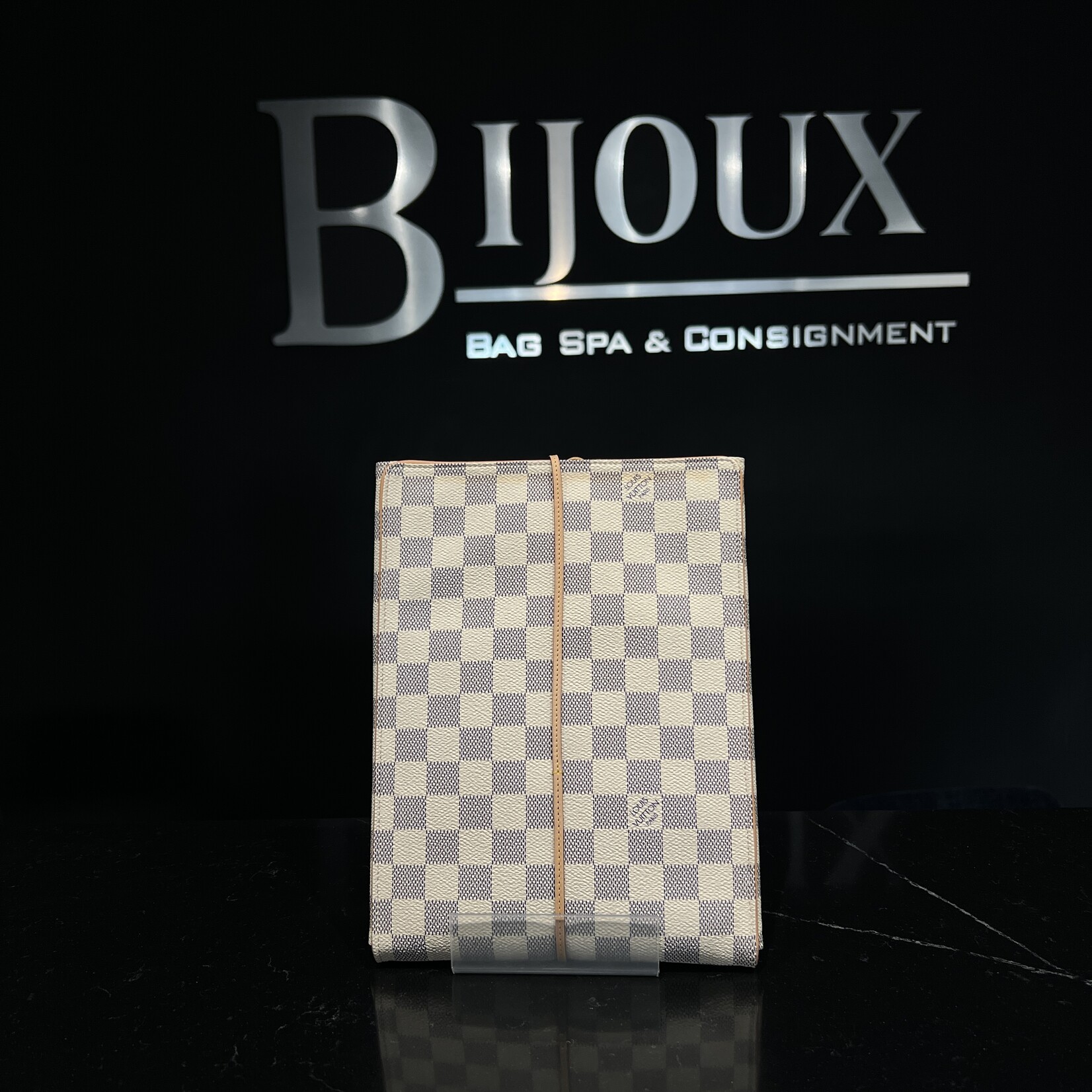 Louis Vuitton SOLD- Louis Vuitton Damier Azur Jewelry Pouch