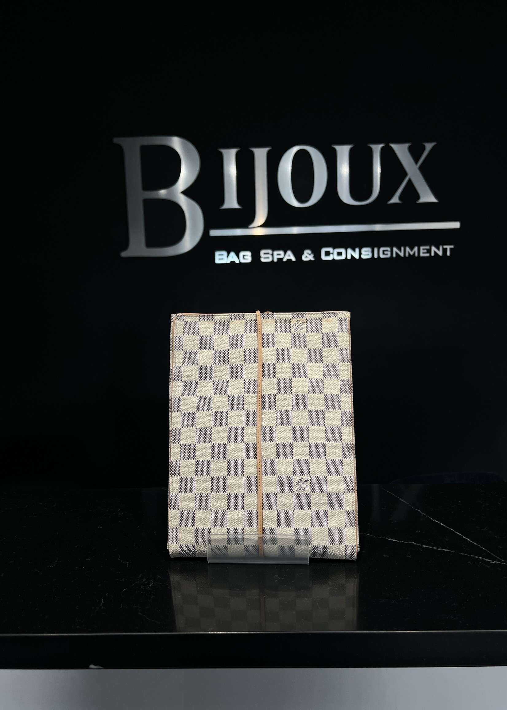 Louis Vuitton SOLD- Louis Vuitton Damier Azur Jewelry Pouch