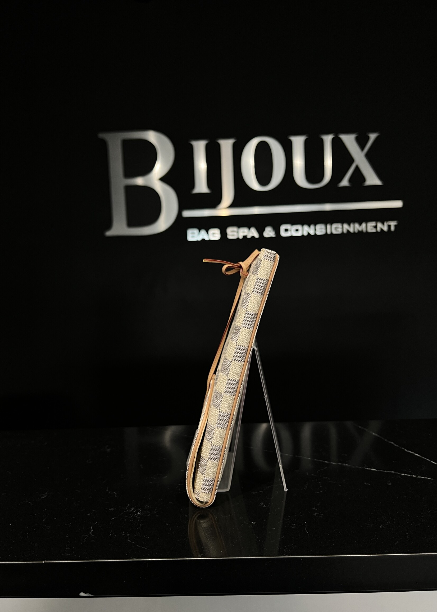 Louis Vuitton SOLD- Louis Vuitton Damier Azur Jewelry Pouch