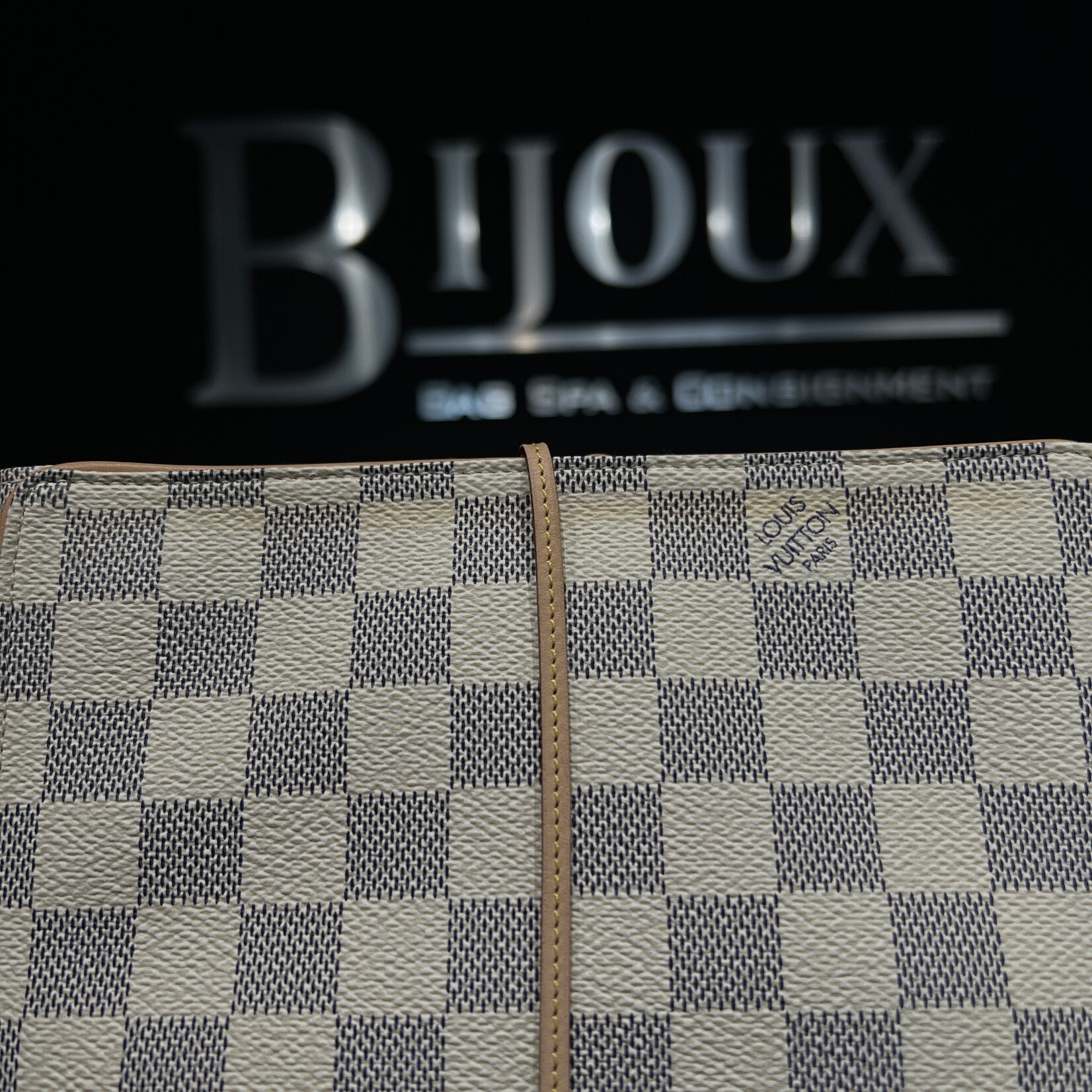 Louis Vuitton SOLD- Louis Vuitton Damier Azur Jewelry Pouch