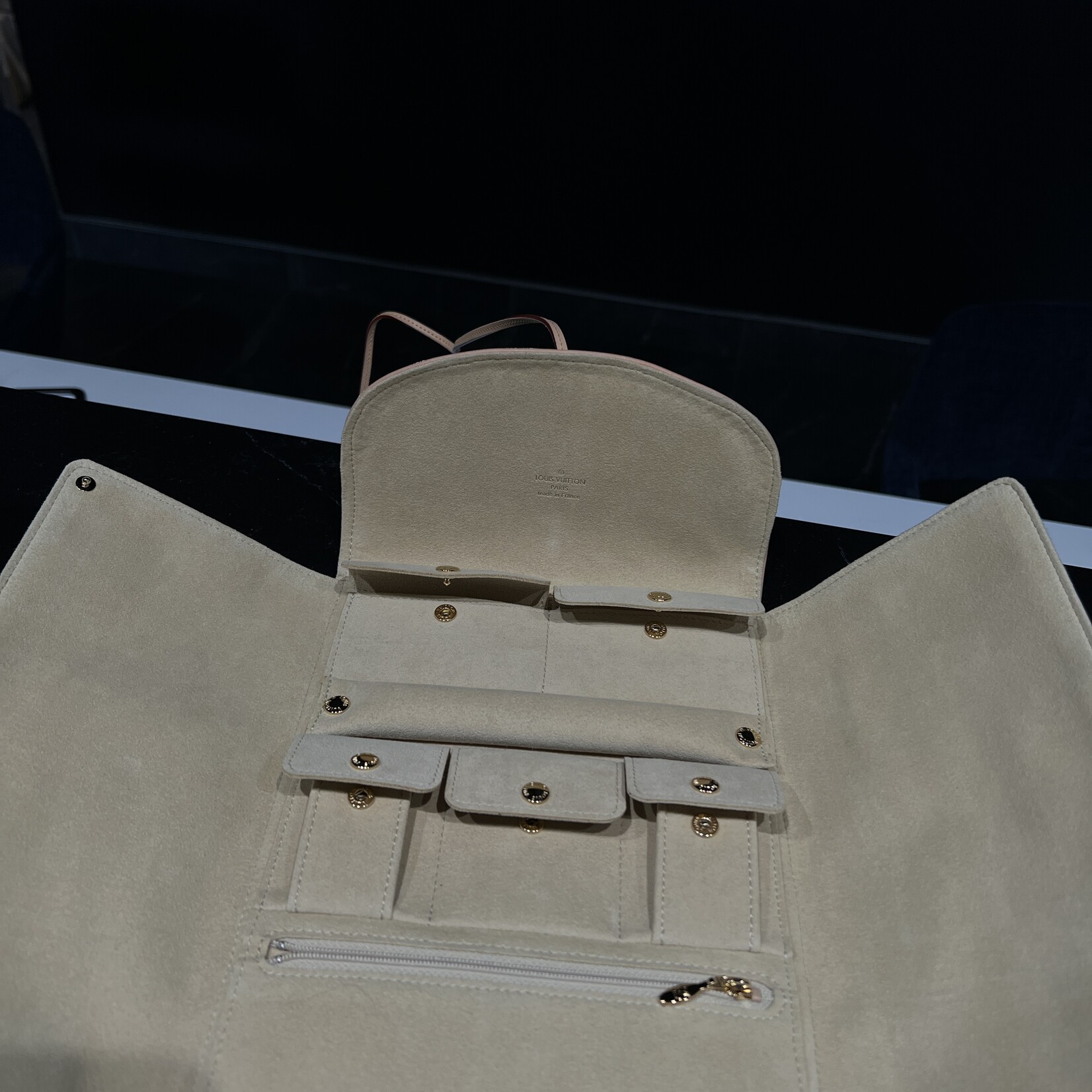 Louis Vuitton SOLD- Louis Vuitton Damier Azur Jewelry Pouch