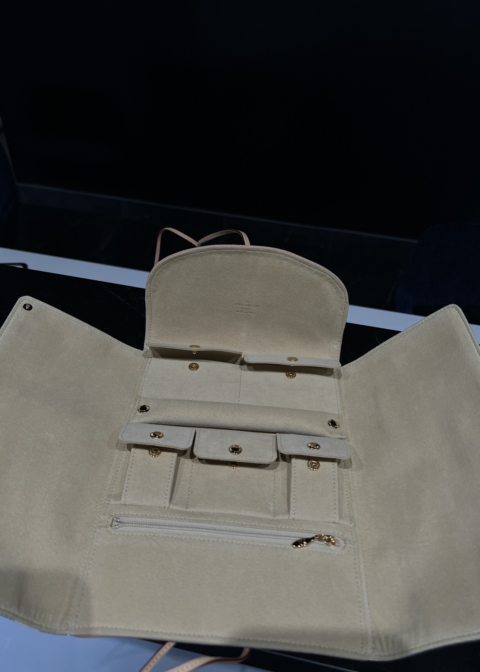 Louis Vuitton SOLD- Louis Vuitton Damier Azur Jewelry Pouch