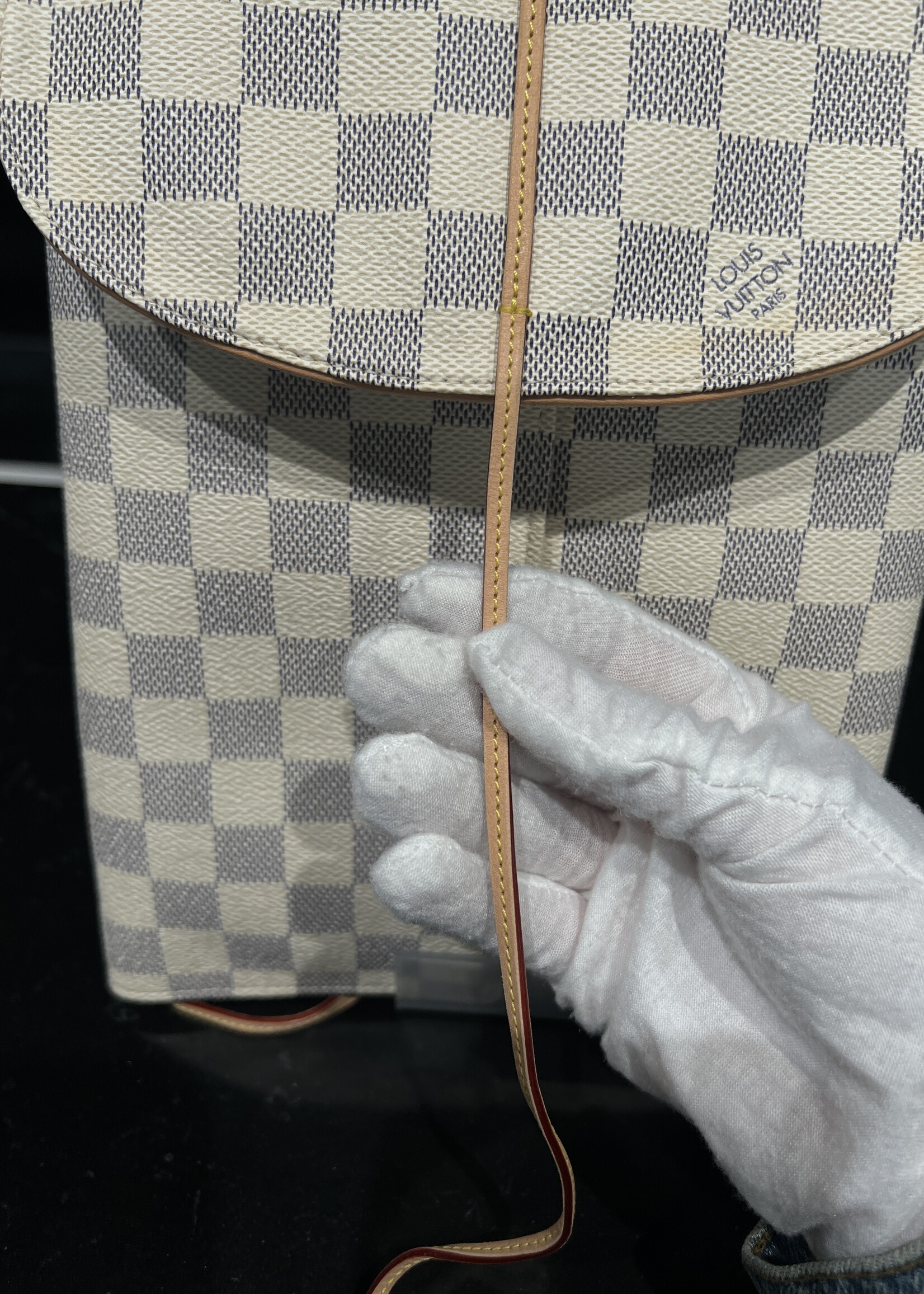 Louis Vuitton SOLD- Louis Vuitton Damier Azur Jewelry Pouch