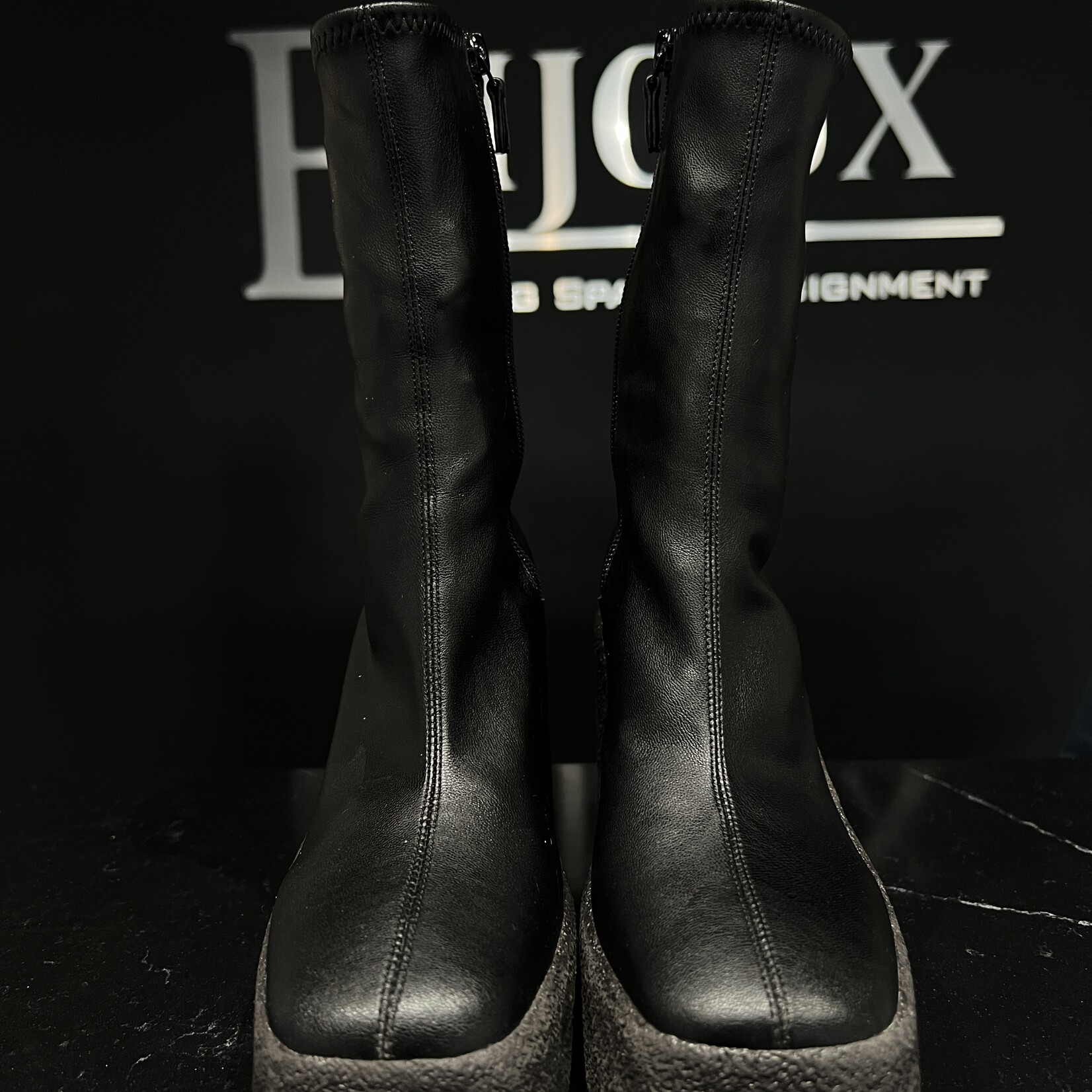 Stella McCartney Stella McCartney Skyla Chunky Platform Ankle Boots 35