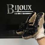 Burberry SOLD- Burberry Patent Wedge 39