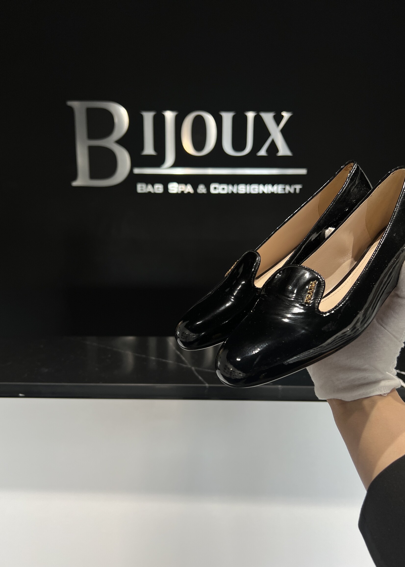 Prada SOLD- Prada Patent Loafer