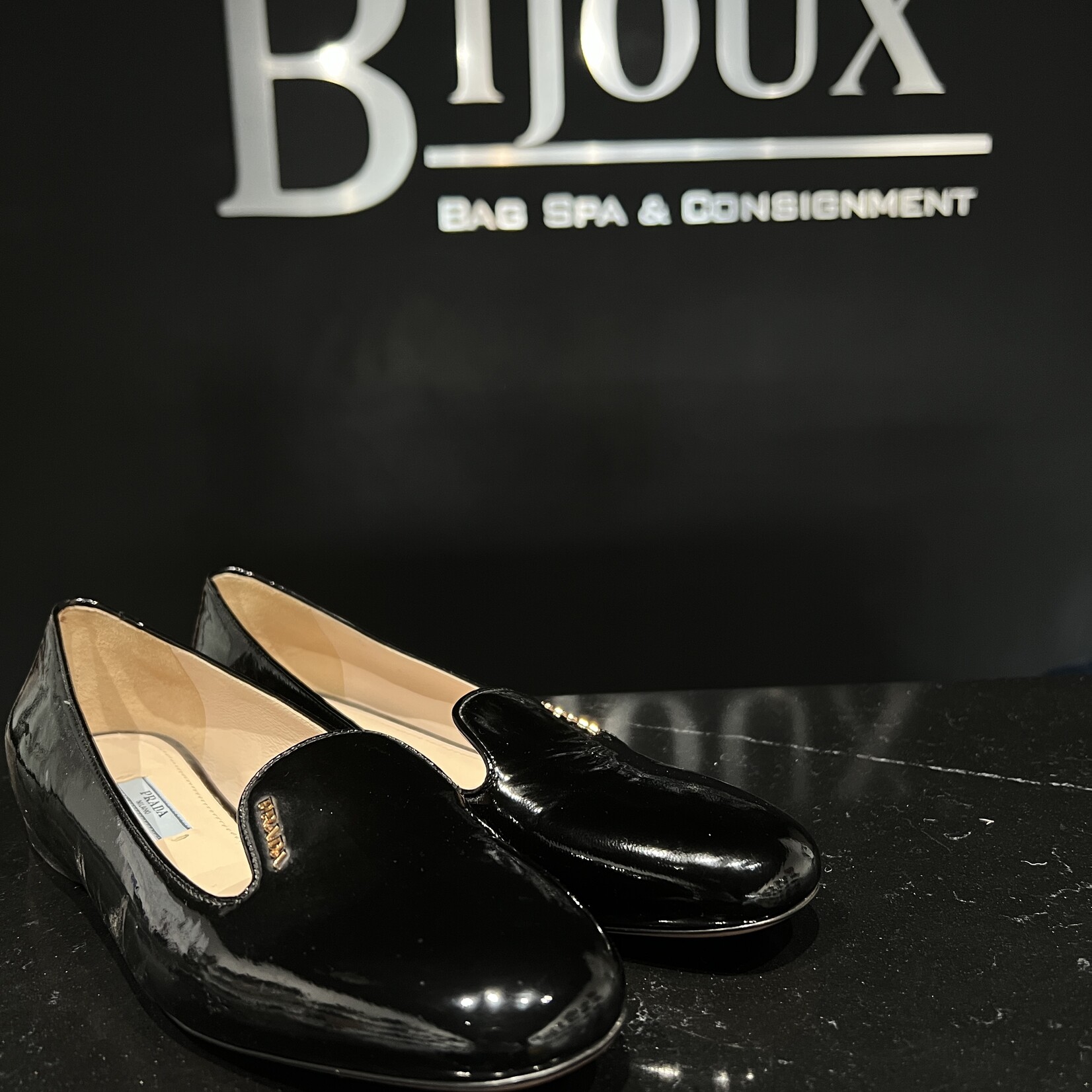 Prada SOLD- Prada Patent Loafer