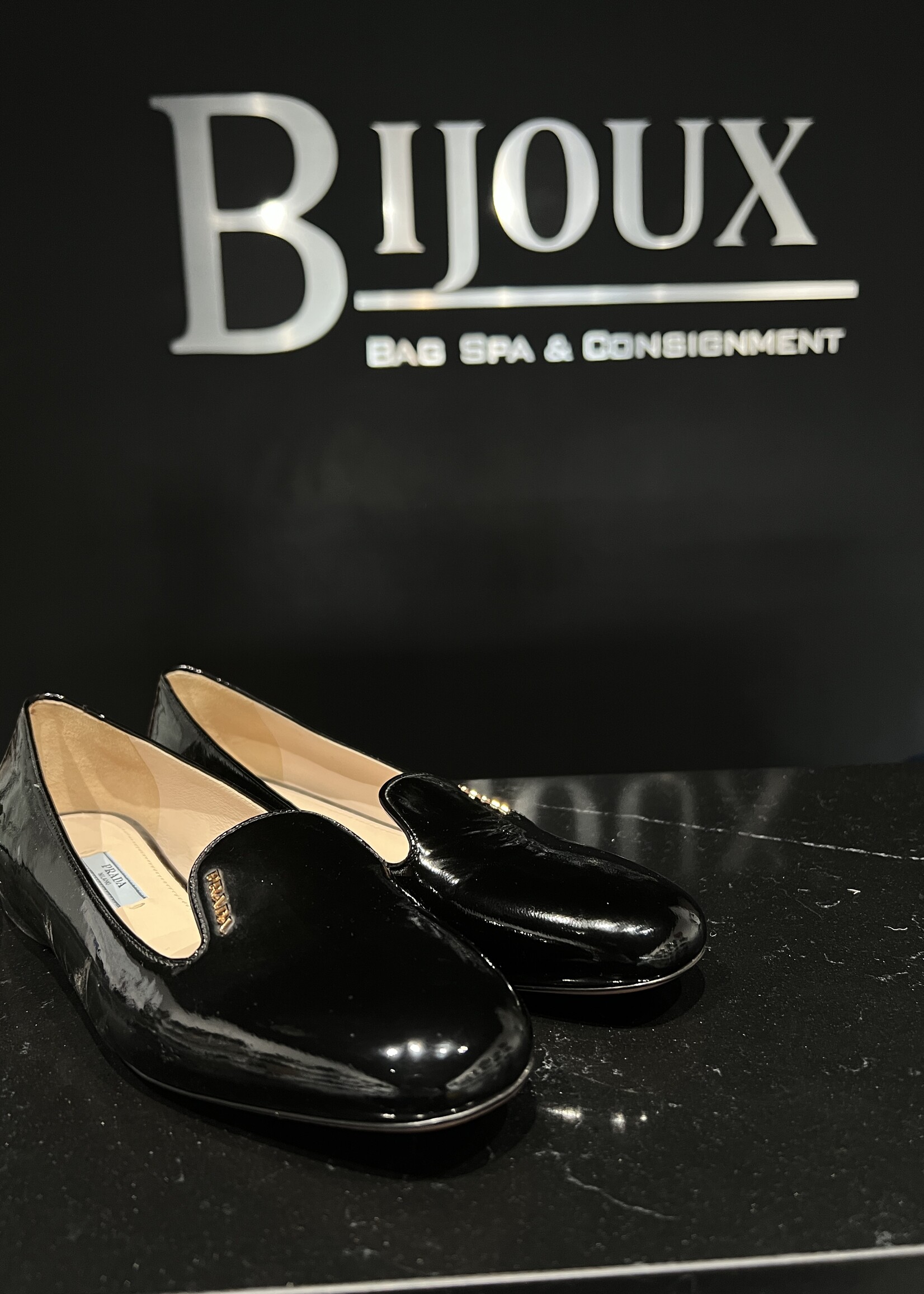 Prada SOLD- Prada Patent Loafer