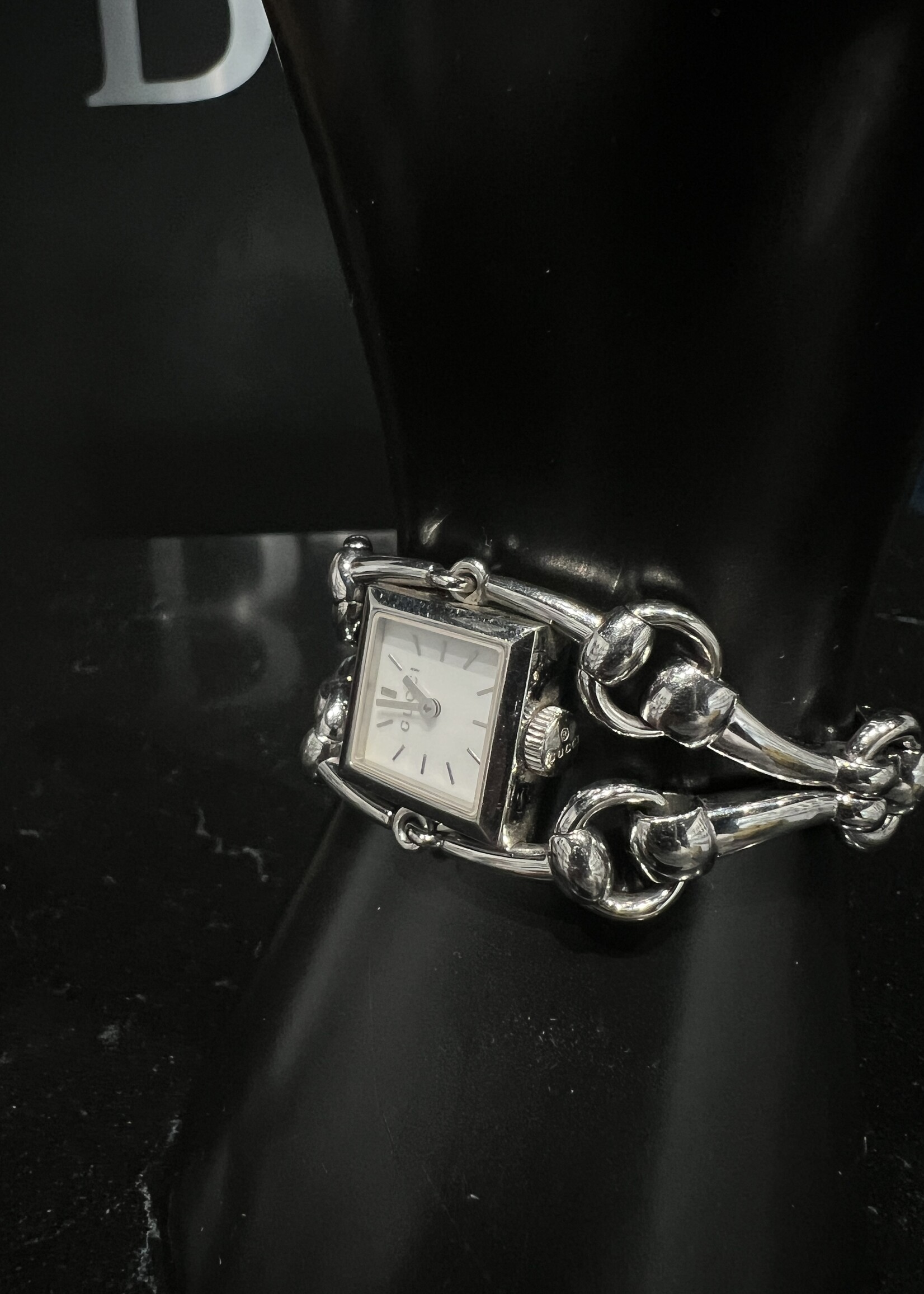 Gucci SOLD - Gucci Stainless Steel Mother Of Pearl Watch