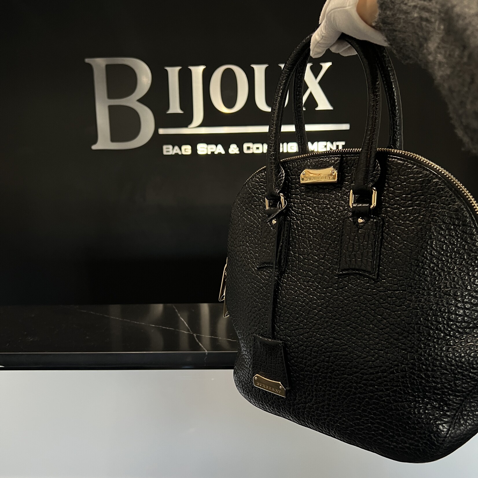Burberry SOLD - Burberry Orchard Heritage Grained Bag