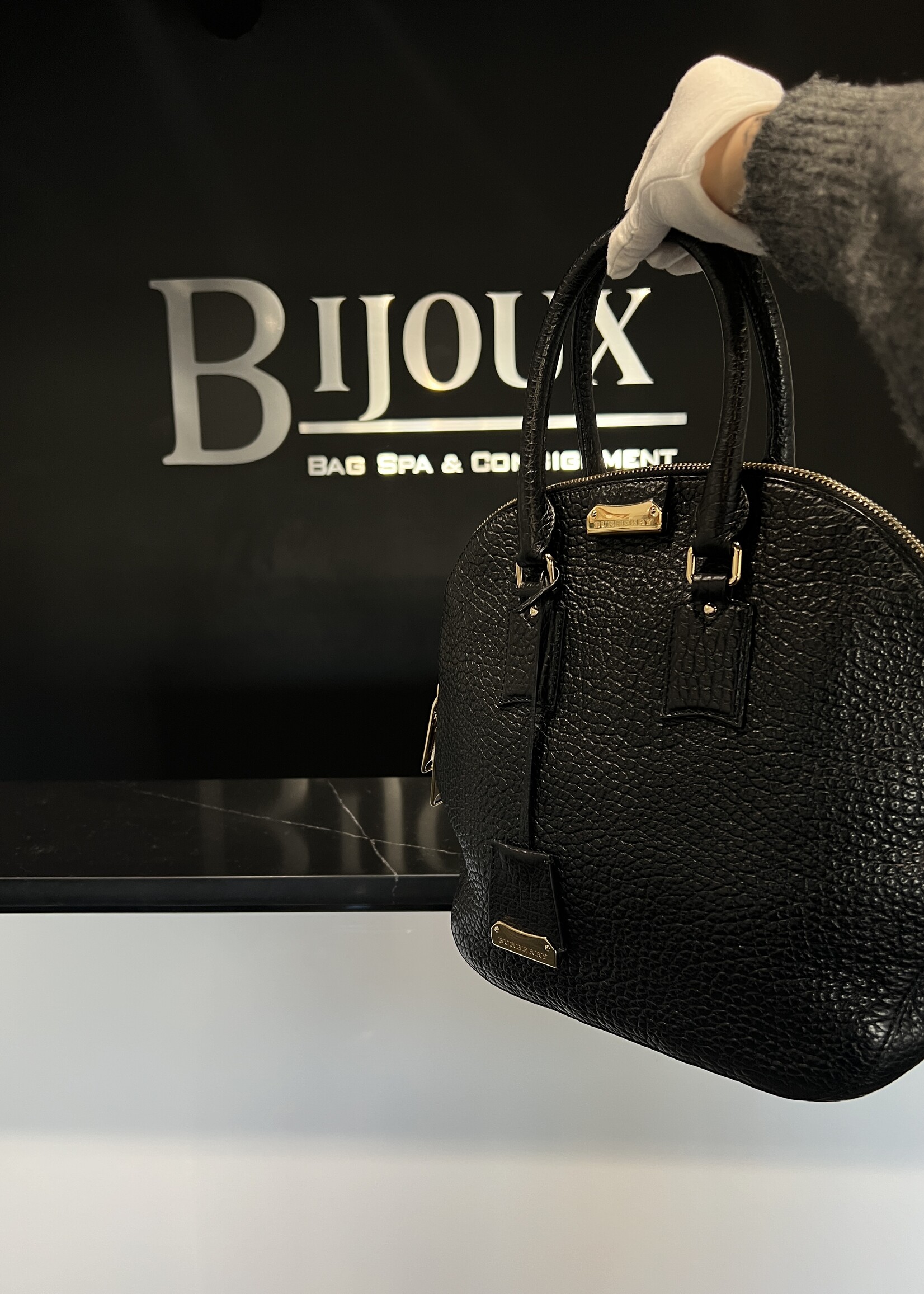 Burberry SOLD - Burberry Orchard Heritage Grained Bag