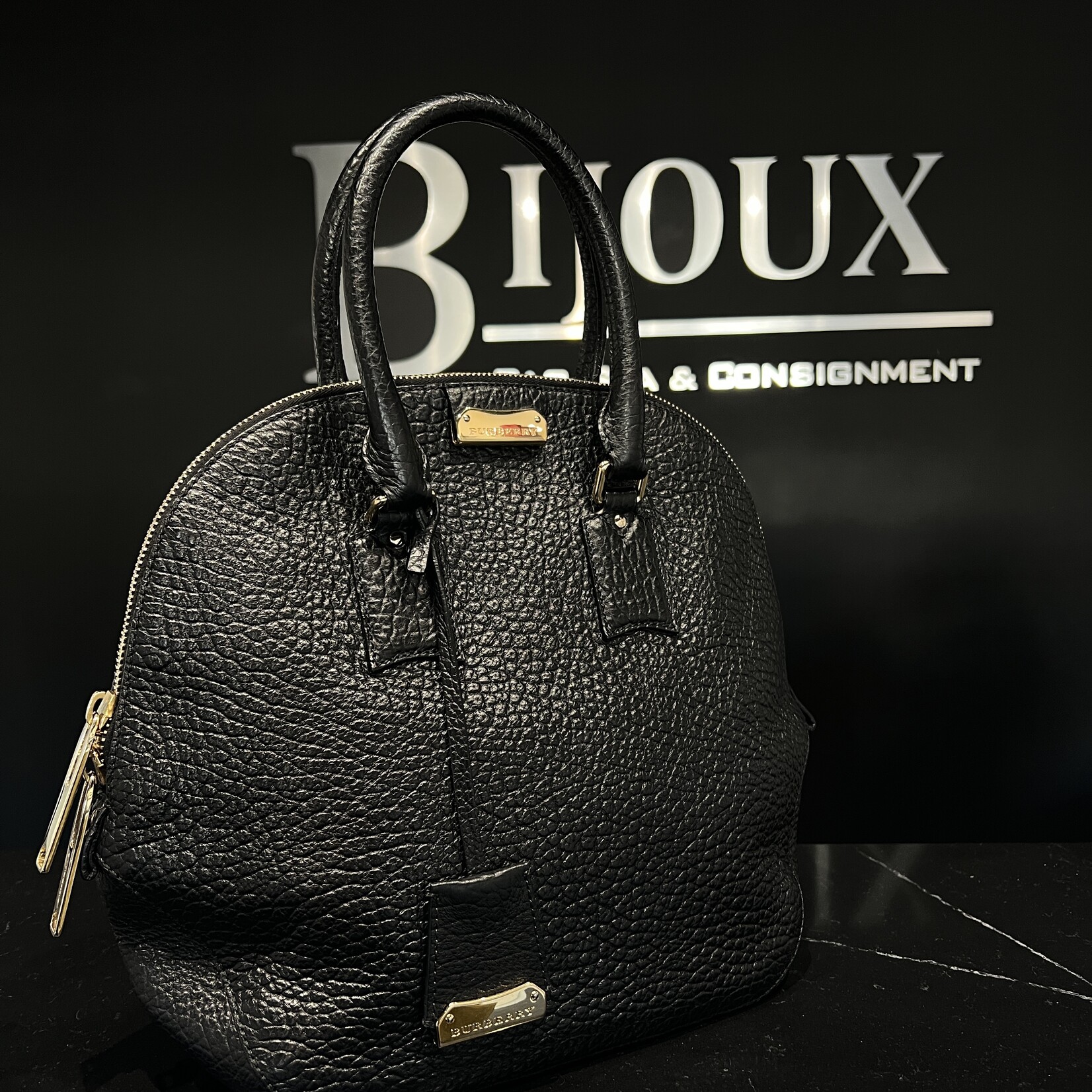 Burberry SOLD - Burberry Orchard Heritage Grained Bag