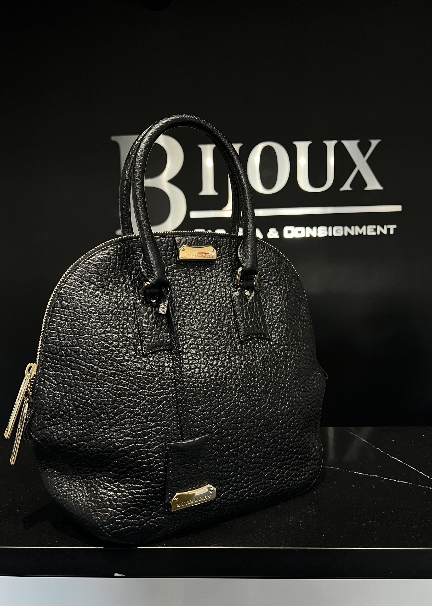 Burberry SOLD - Burberry Orchard Heritage Grained Bag