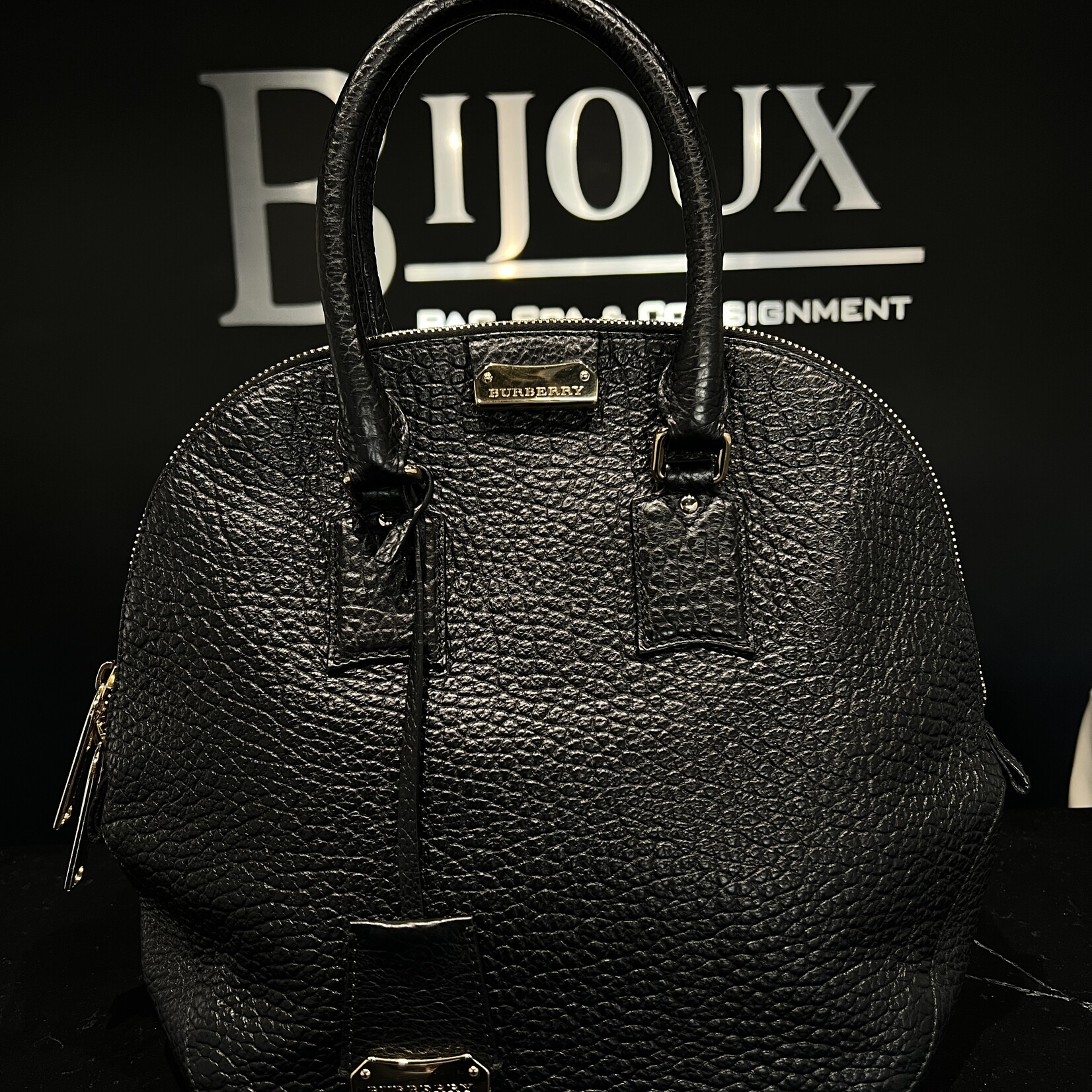 Burberry SOLD - Burberry Orchard Heritage Grained Bag