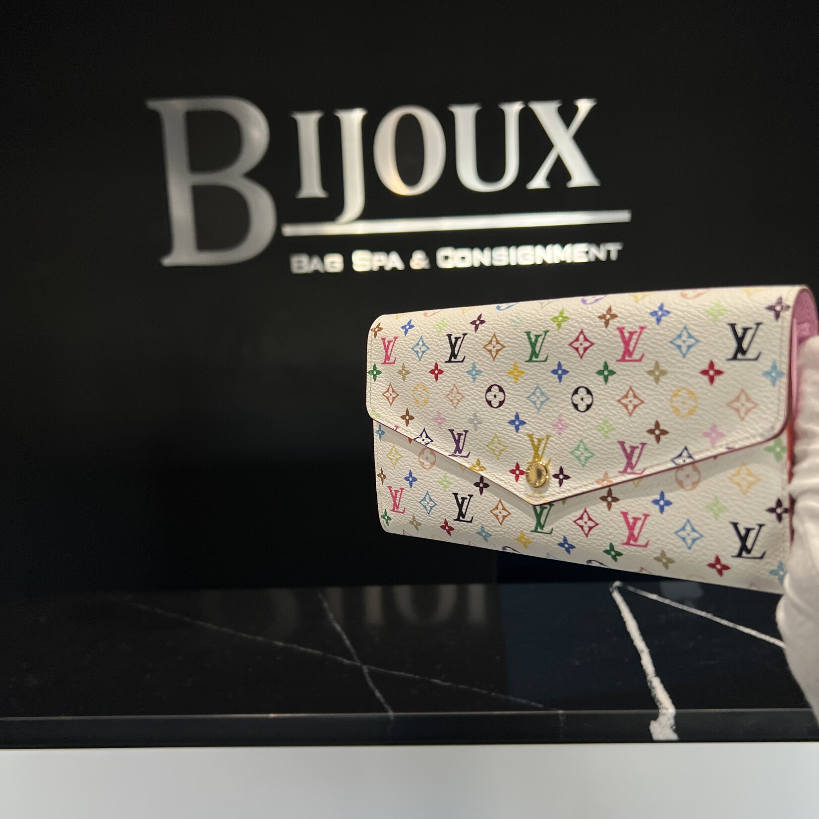 Louis Vuitton SOLD - Louis Vuitton Multicolor Sarah Wallet