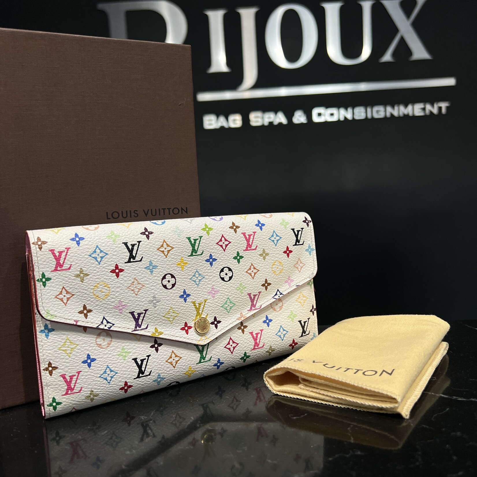 Louis Vuitton SOLD - Louis Vuitton Multicolor Sarah Wallet
