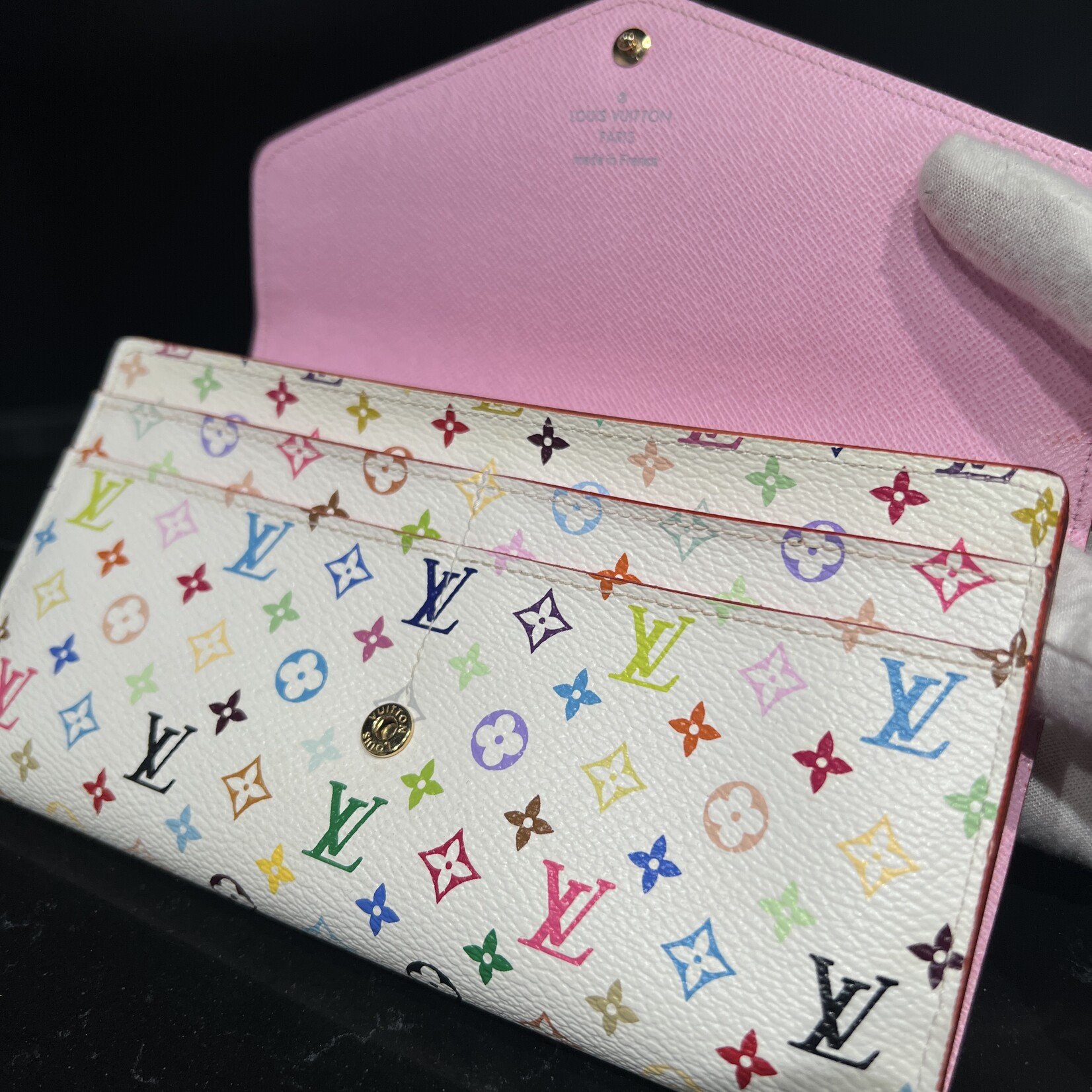 Louis Vuitton SOLD - Louis Vuitton Multicolor Sarah Wallet