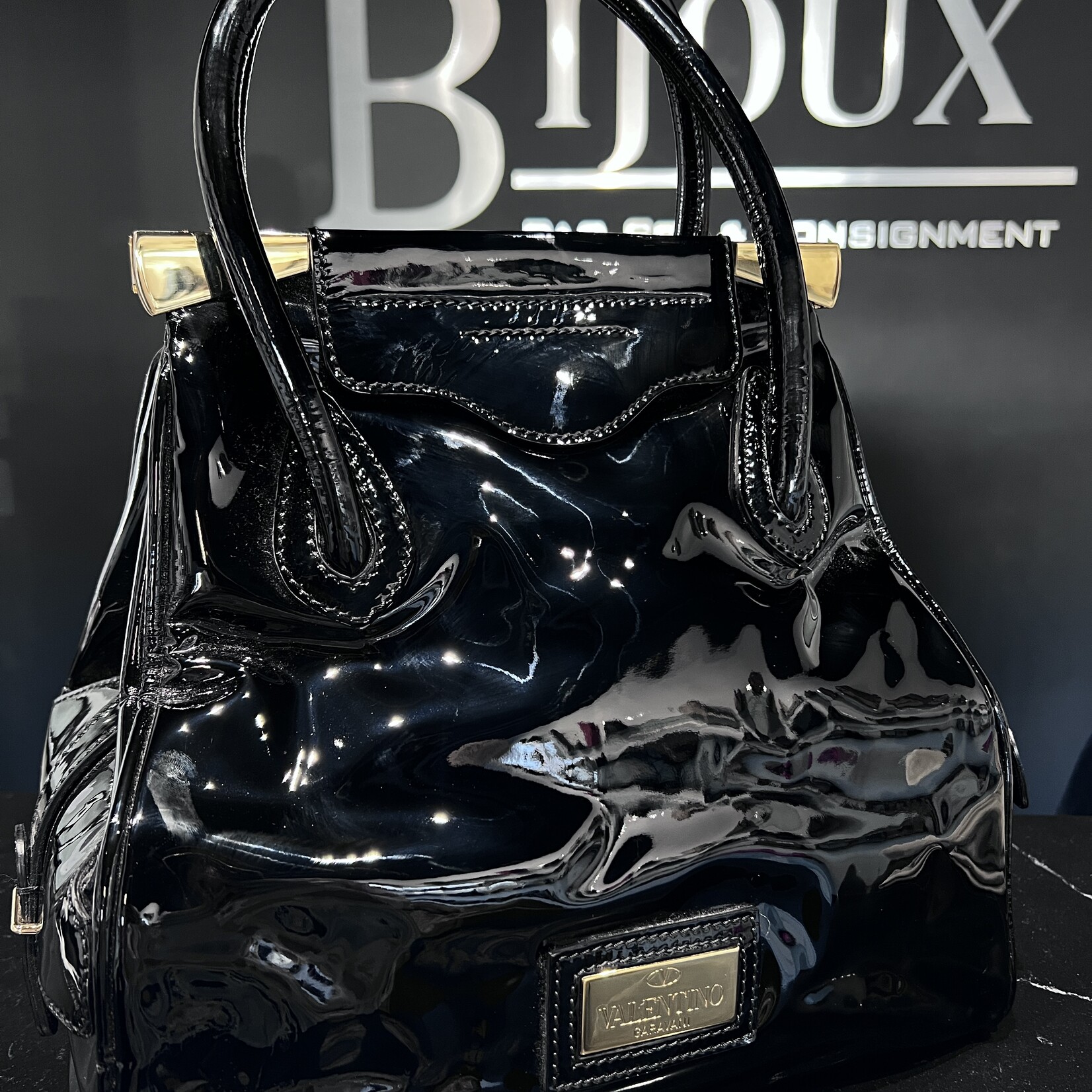 Valentino SOLD - Valentino Patent Bag