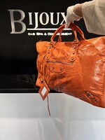 Balenciaga SOLD - Balenciaga Orange City Bag Extra Large