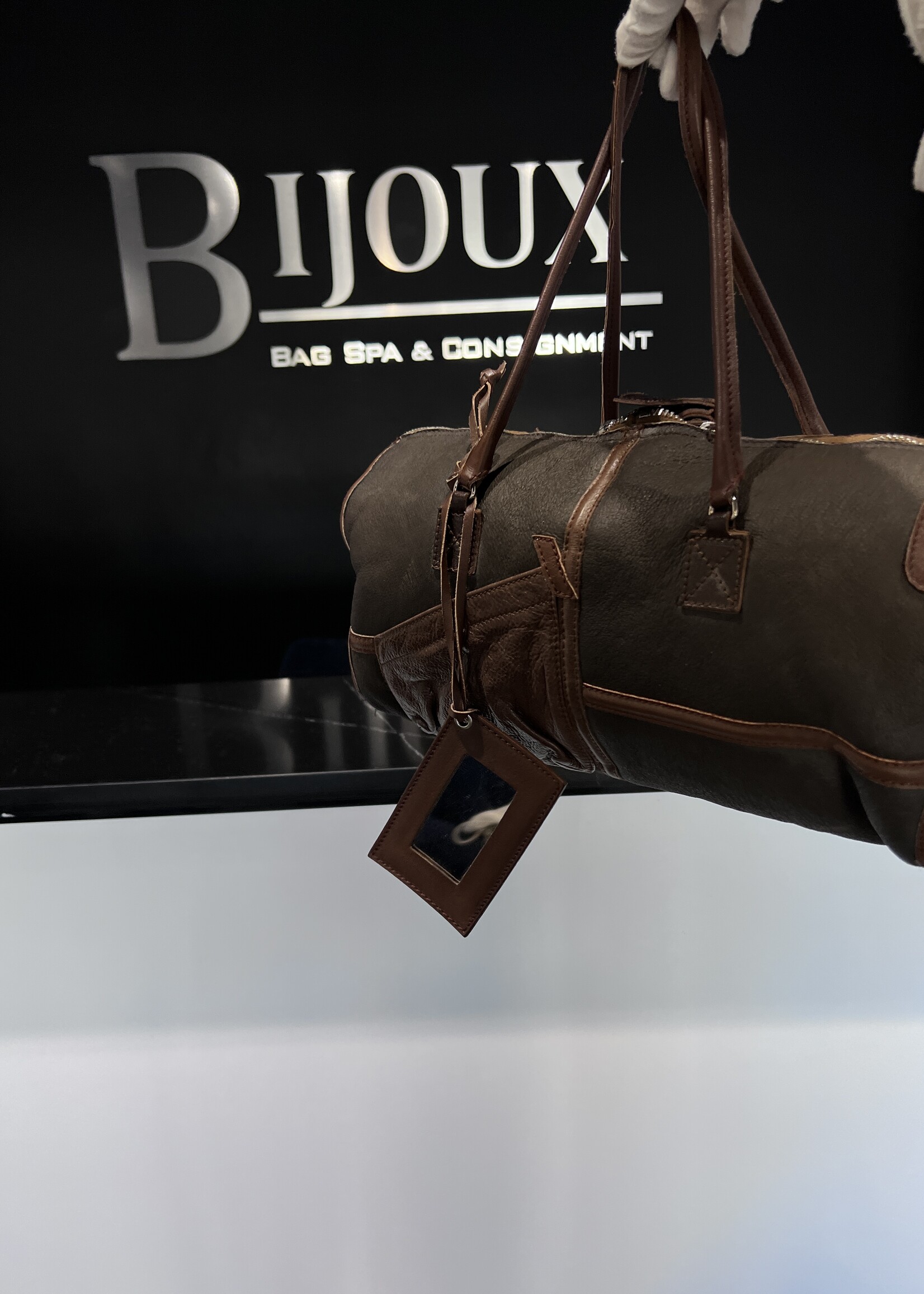 Balenciaga Balenciaga Aviator Sherling Twiggy Bag