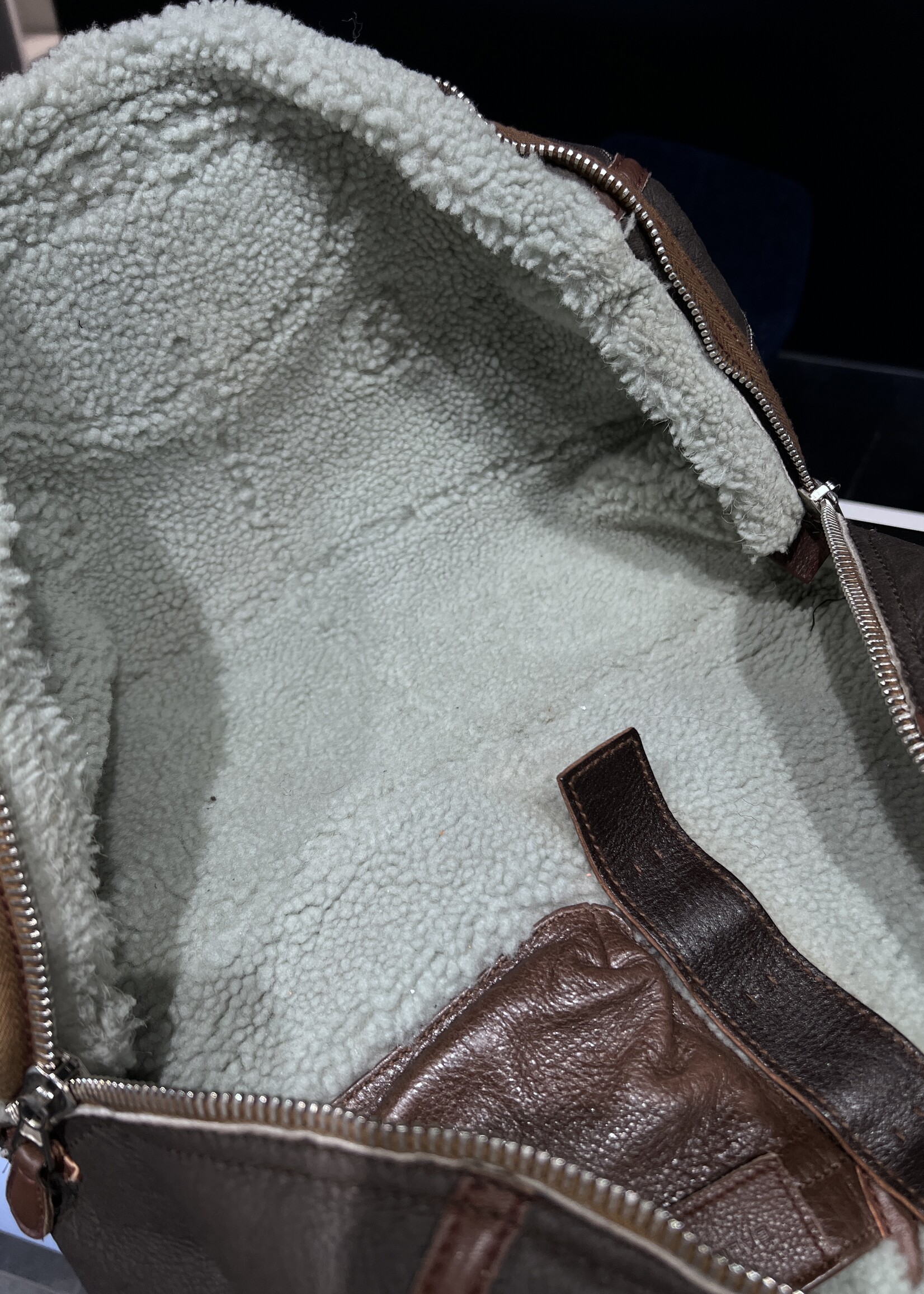 Balenciaga Balenciaga Aviator Sherling Twiggy Bag