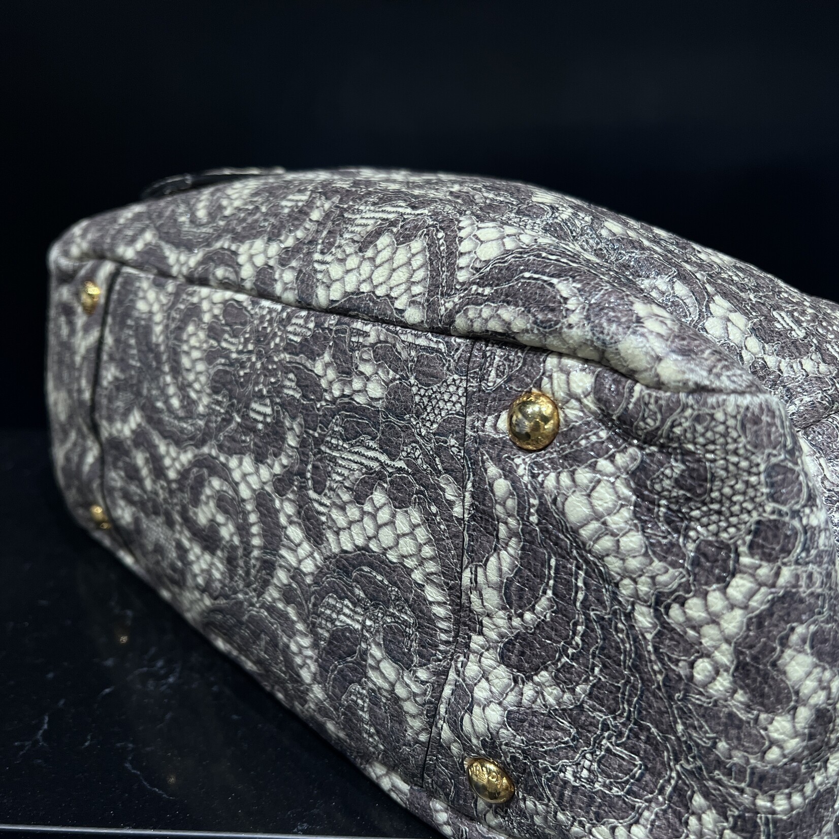 Prada SOLD - Prada Cervo Bauletto Bowler