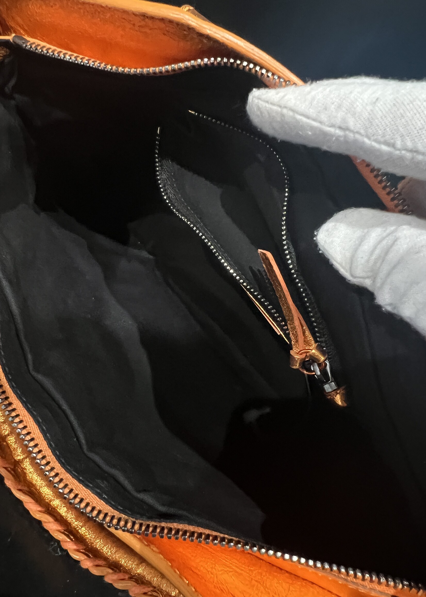 Balenciaga SOLD - Balenciaga Small Orange Metallic