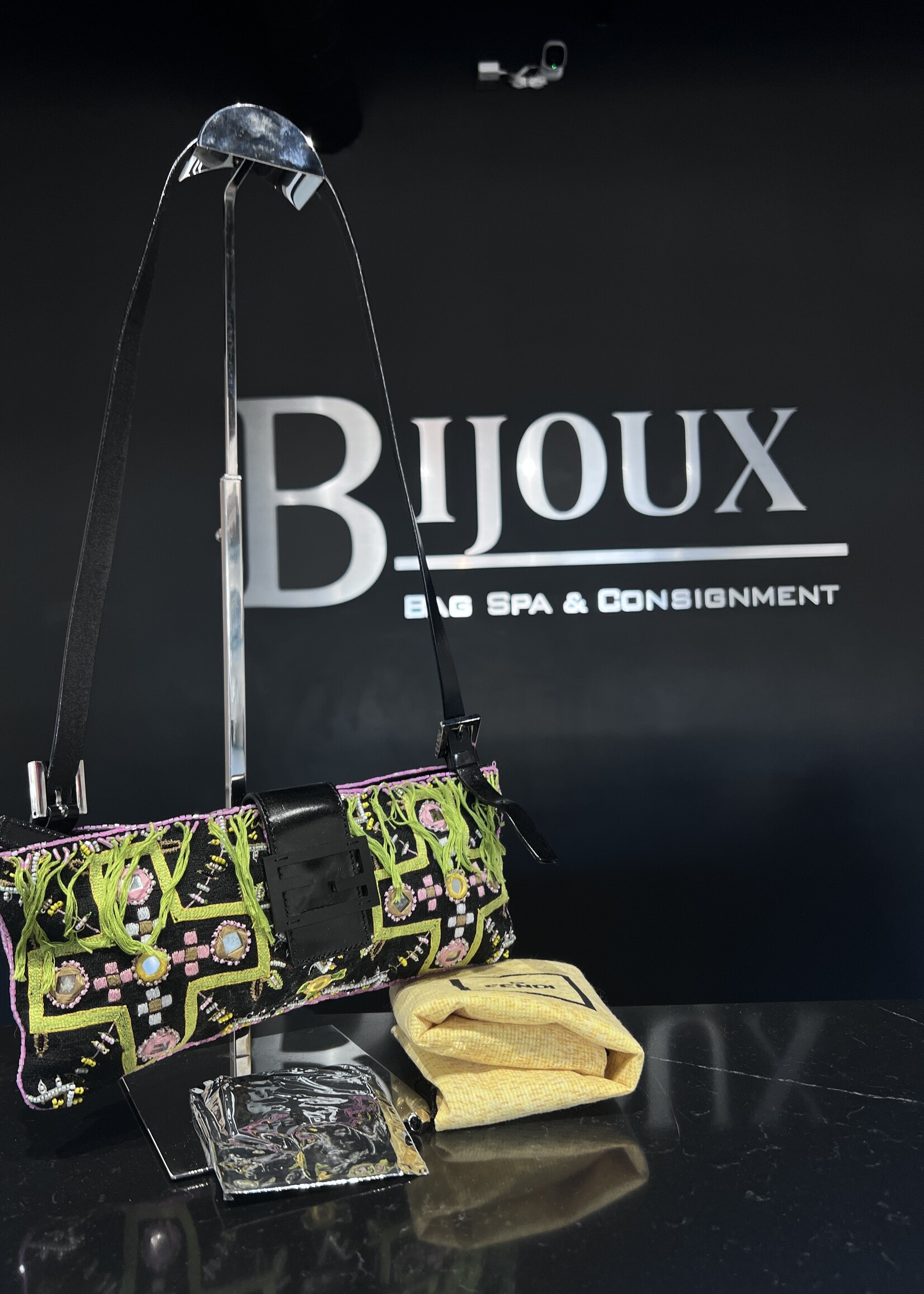 Fendi Fendi Mirrored Fringe