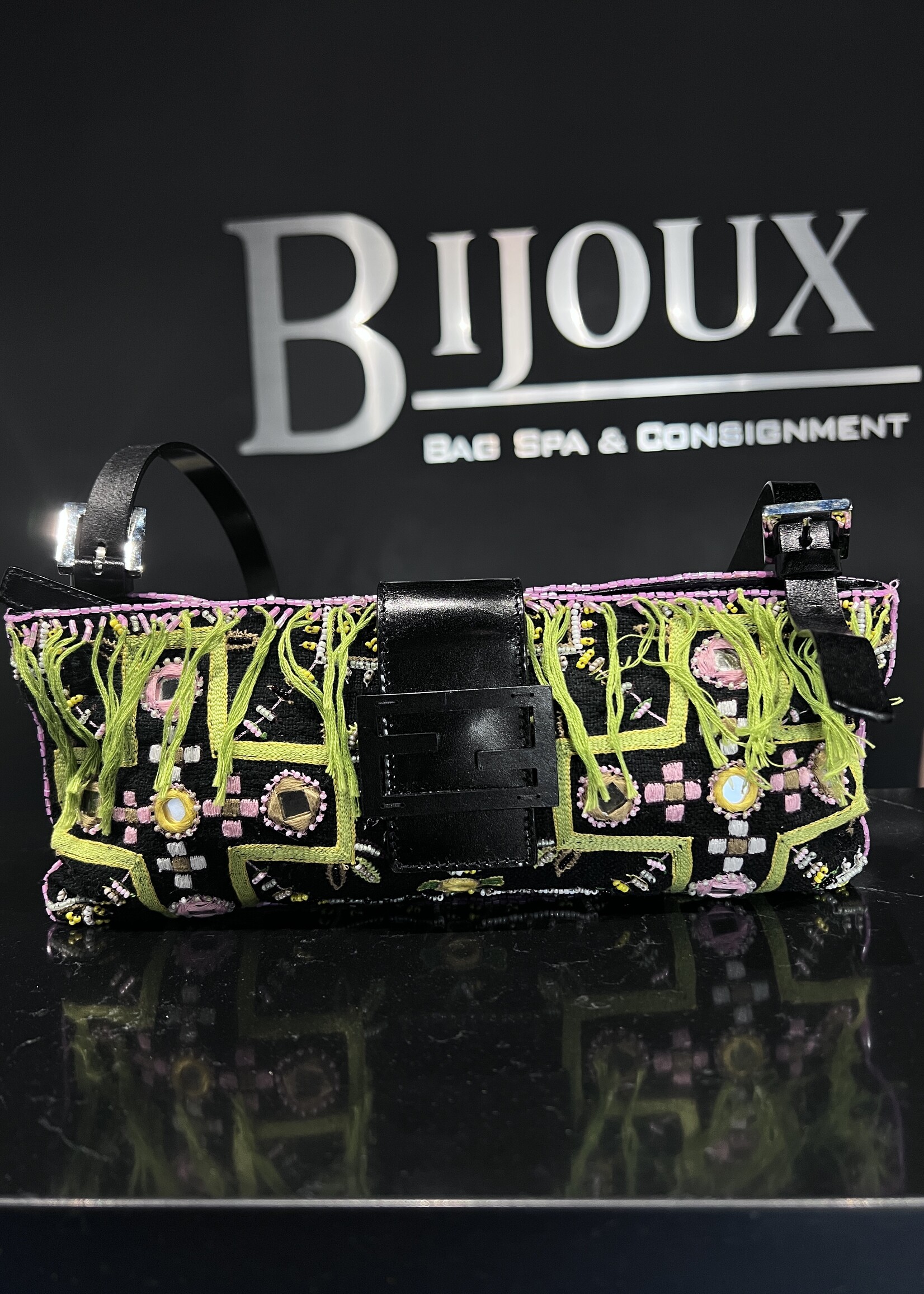 Fendi Fendi Mirrored Fringe