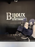 Chanel SOLD - Chanel Denim Mules 5.5