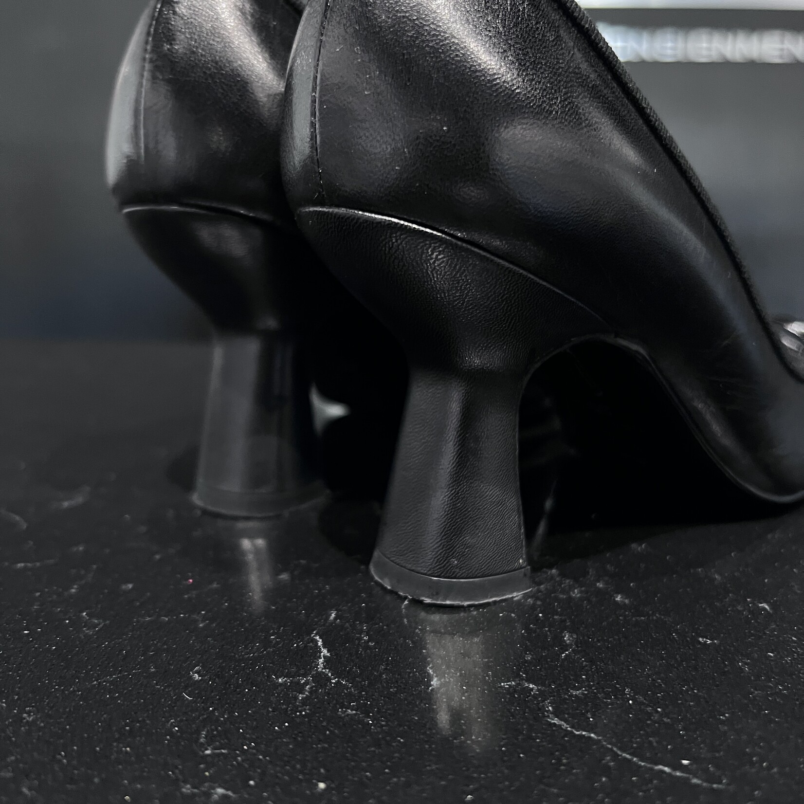 Chanel SOLD - Chanel Black Bow Pumps 35.5